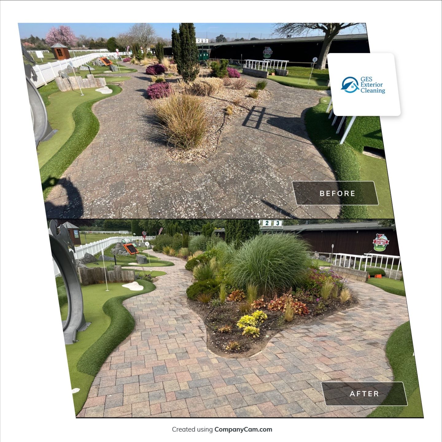 Adventure Golf Course Clean by Ges Exterior Cleaning ltd