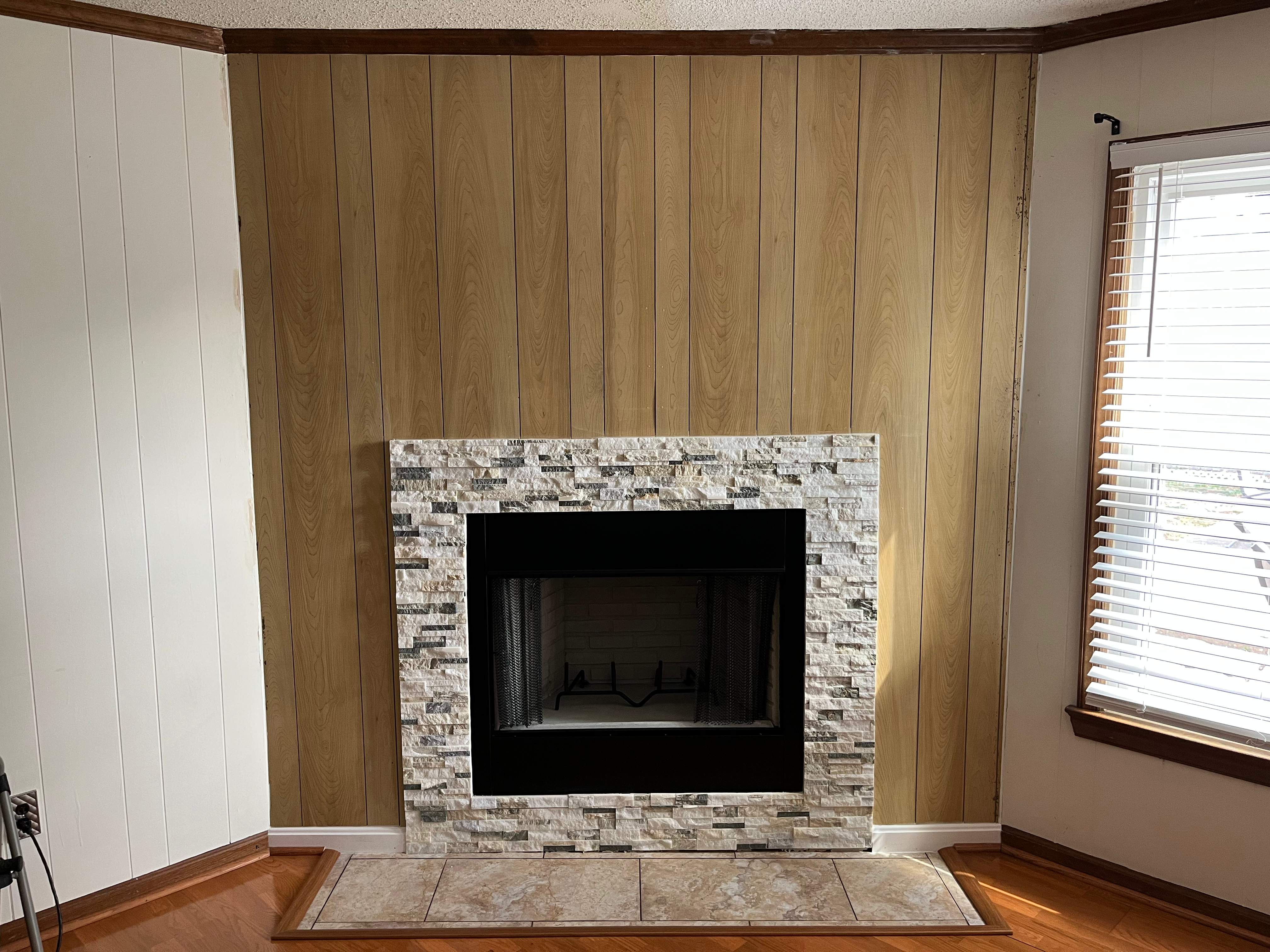 Wood Fireplace Installed in Virginia Beach by Premier Chimney and Roofing