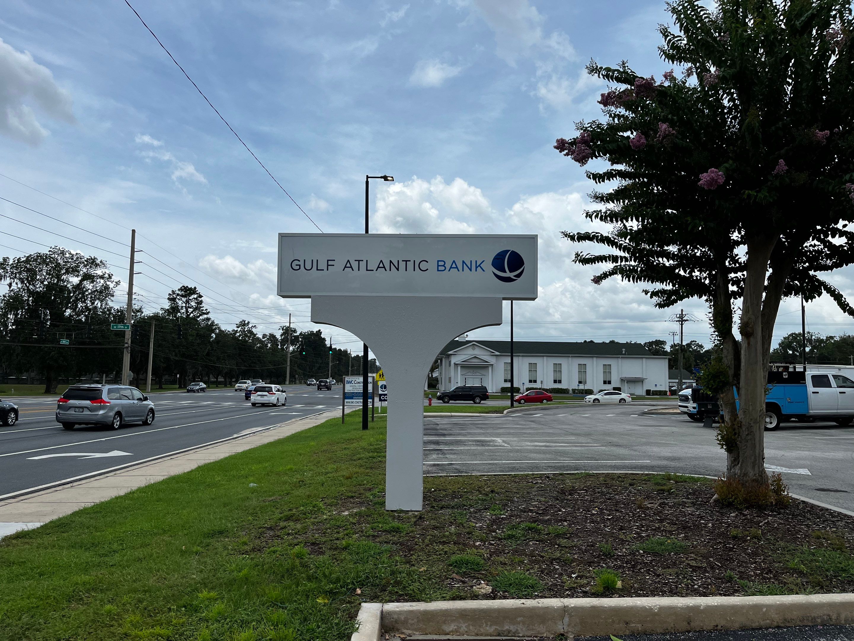 Acrylic lettering for Gulf Atlantic Bank by SignCrafters