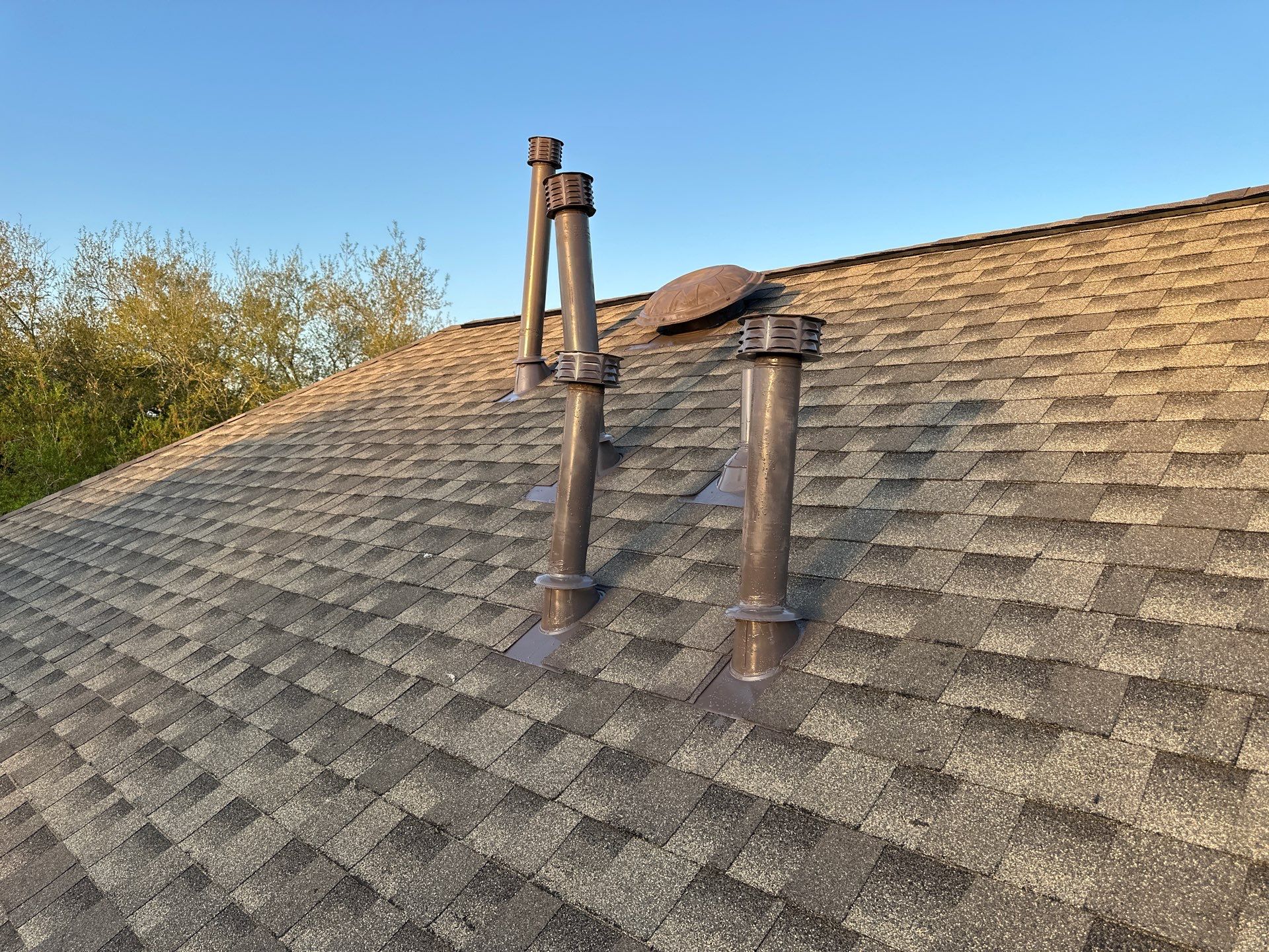 Residential Roofing Installation using GAF Timberline HDZ by Motion Roofing