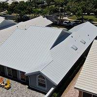 24ga 1" Nail-Strip Regal White  by Total Roofing System The Metal Roof Experts