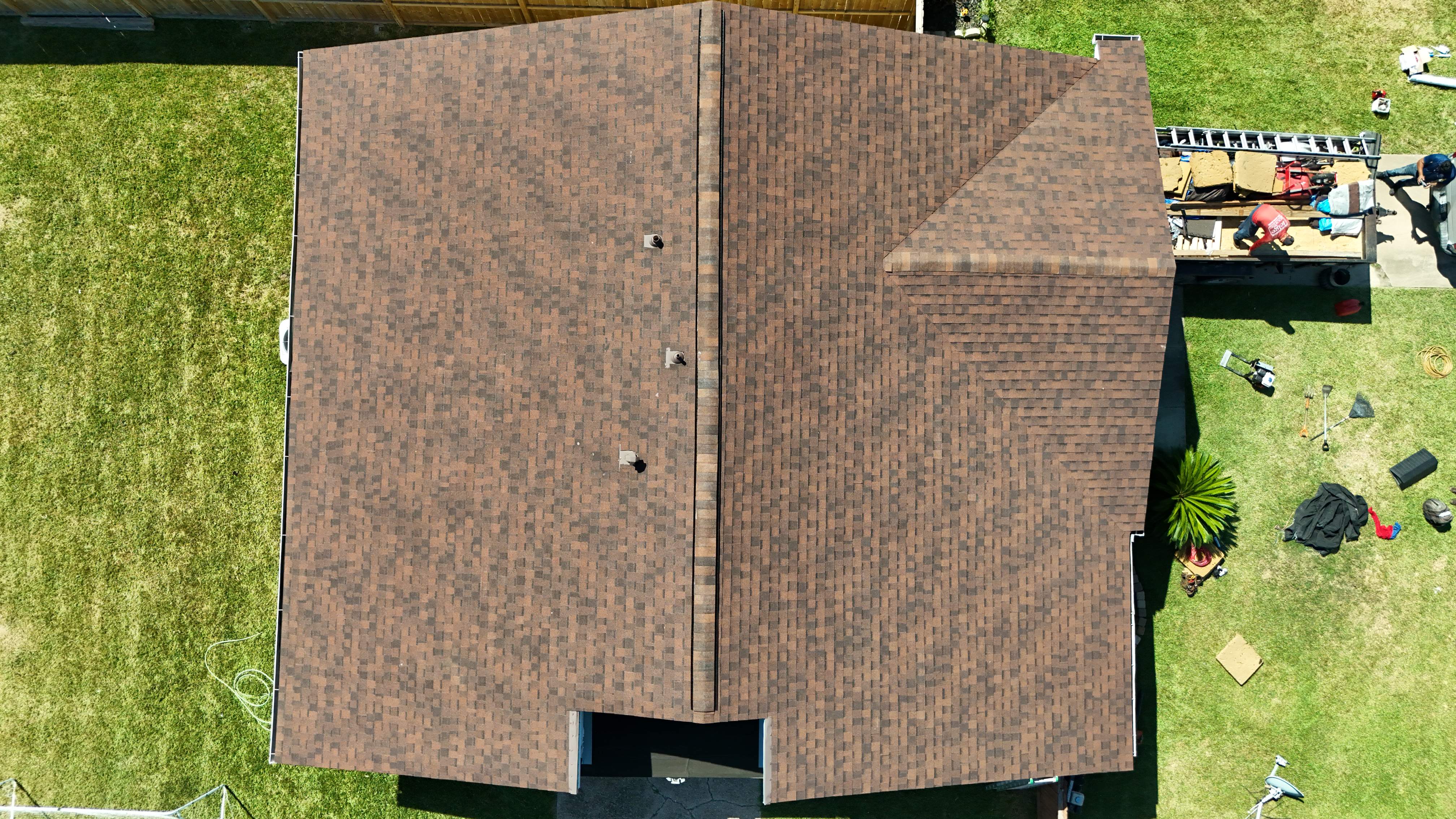 Cedar-Brown Shingle Roof Replacement — East Houston, TX by PL Roofing & SB Roofing, LLC.