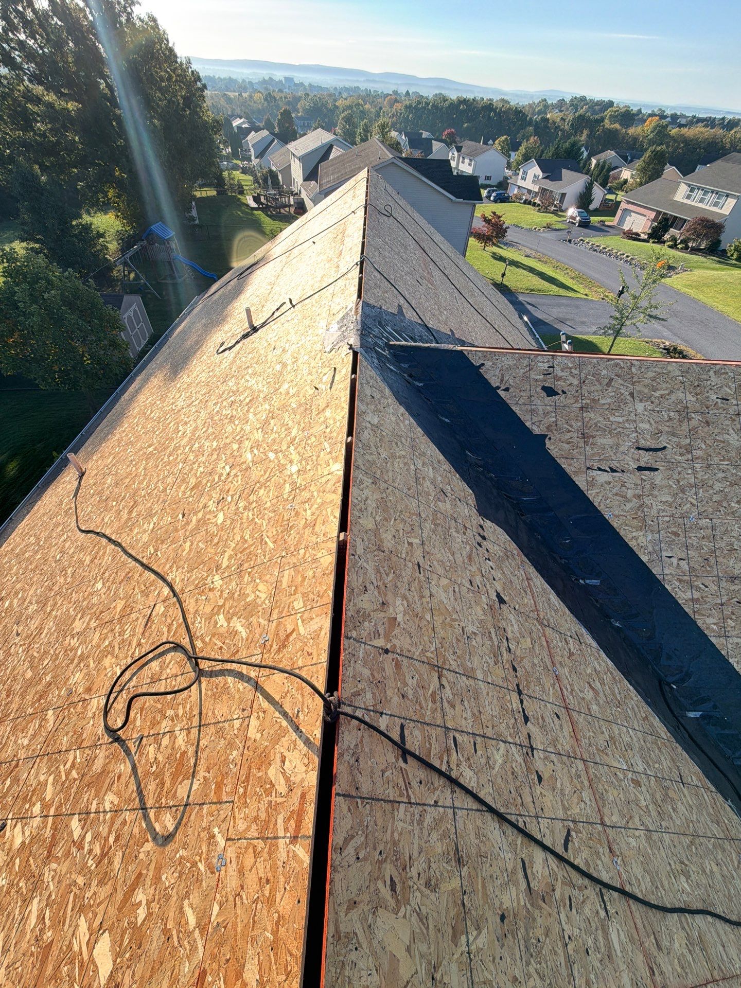 Residential Roof Installation Featuring GAF Timberline HD Shingles in Chambersburg by Teflon Roofing