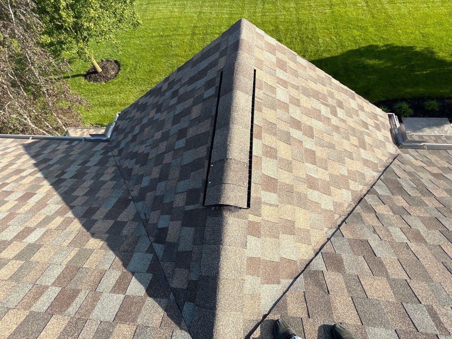 Residential Roofing Installation using GAF Timberline HDZ Cedar Falls by Nitro Roofing and Construction