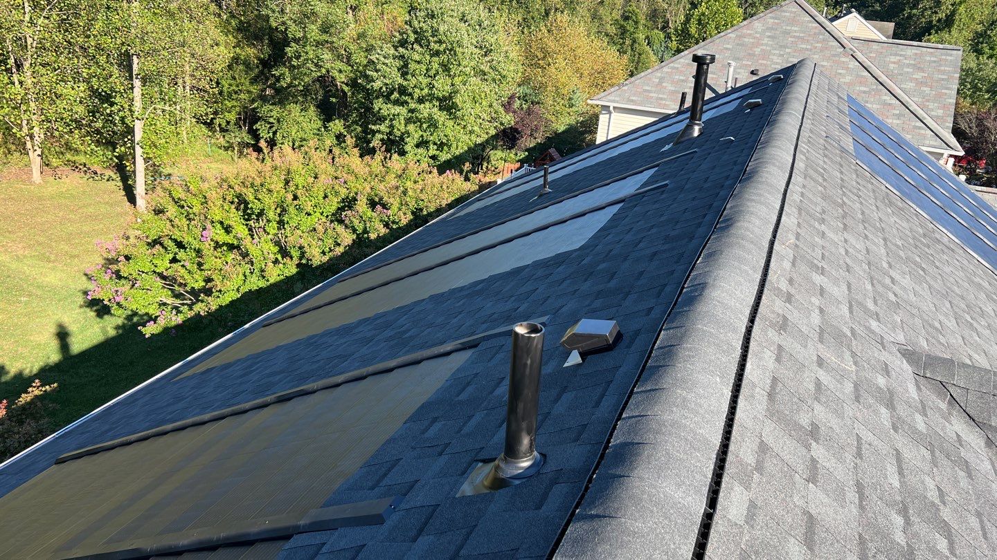 GAF Timberline Solar Roof Ellicott City, MD by American Home Contractors