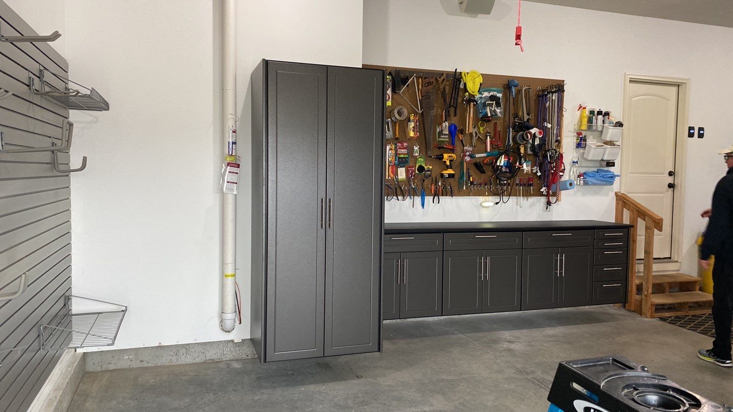 Michael W. adds storage to his garage! by Banner Garage