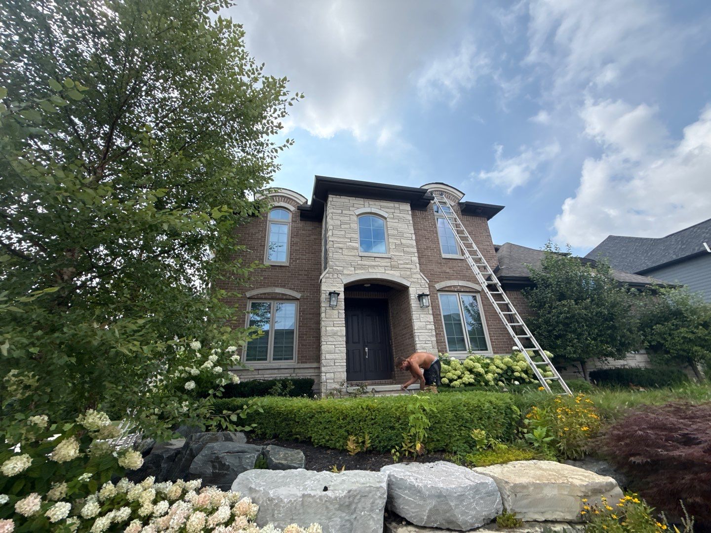 Siding Replacement using Alside S7 Cedar Mill Grain Composite by 180 Contractors