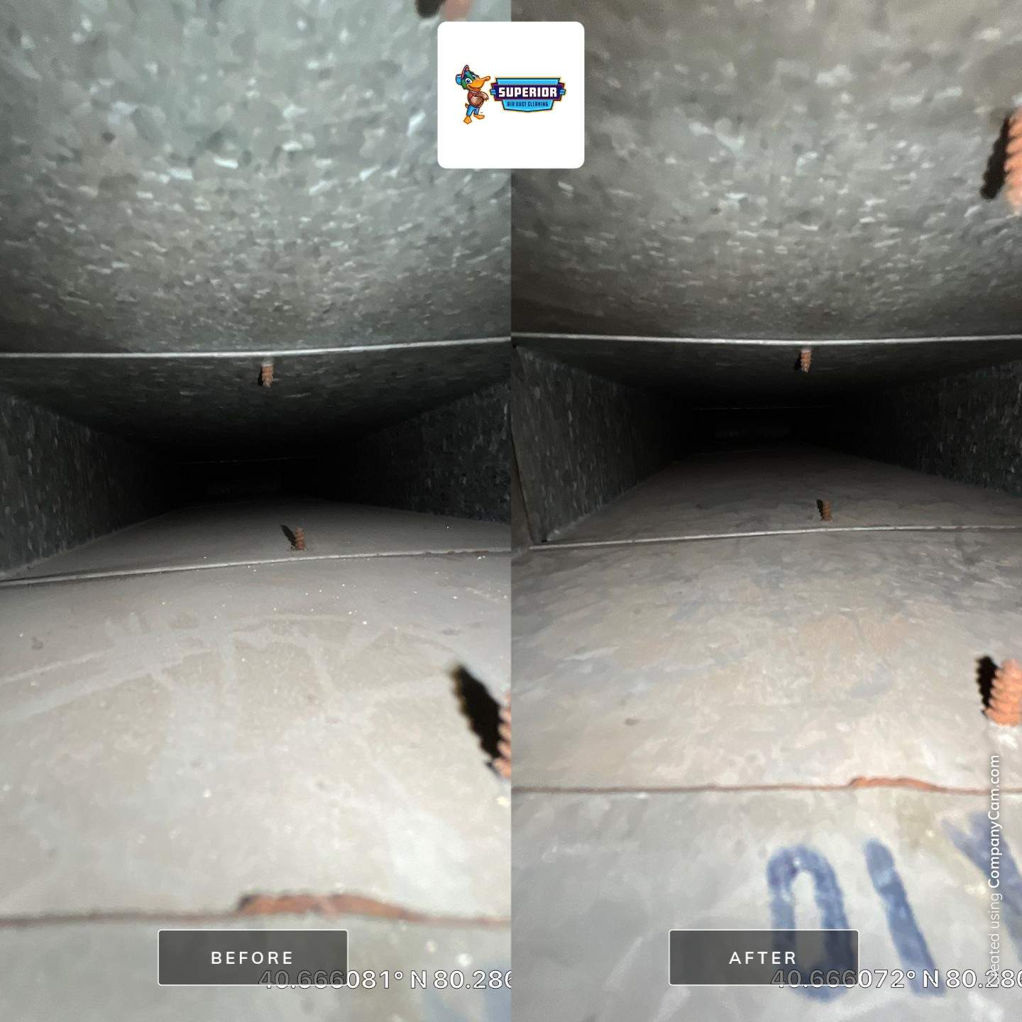Air Duct Cleaning With a Vacuum Truck in Rochester, PA by Superior Air Duct Cleaning