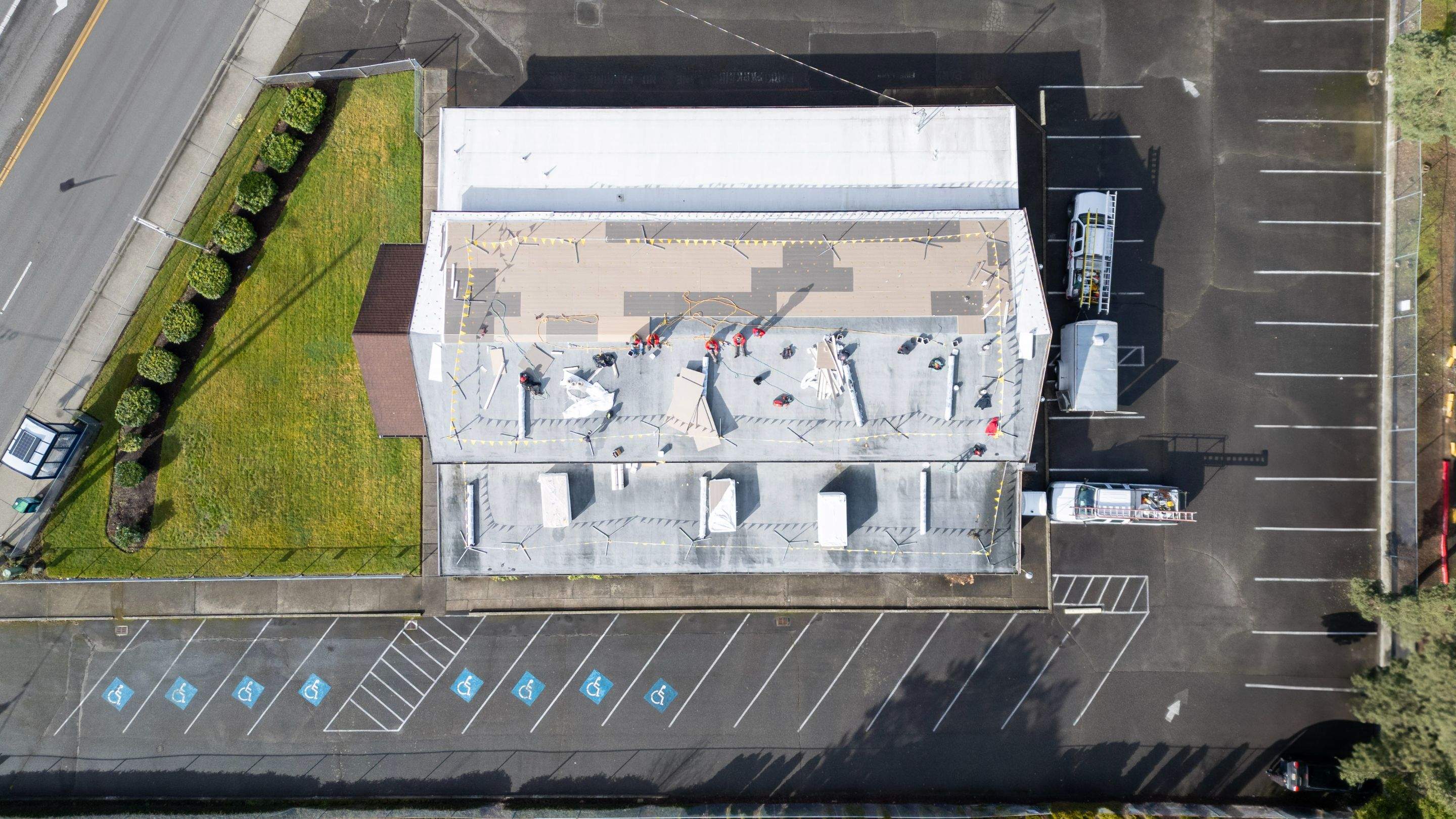 Kent Church - Reroof Project (Overlay) by Fields Roof Service Inc