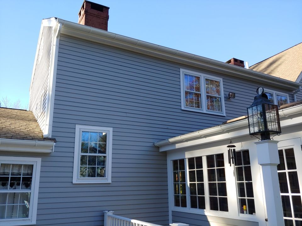 Pembroke, MA Gutter Installation using 6" Half Round Aluminum Gutter by Gutter Pro Enterprises