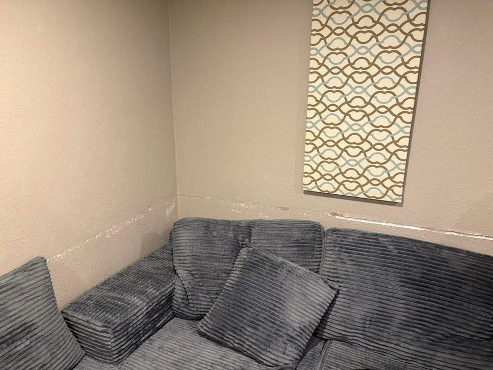 Drywall Repair Above Sliding Door + Seam Repair - Columbia, IL by Legendary Services Company LLC.