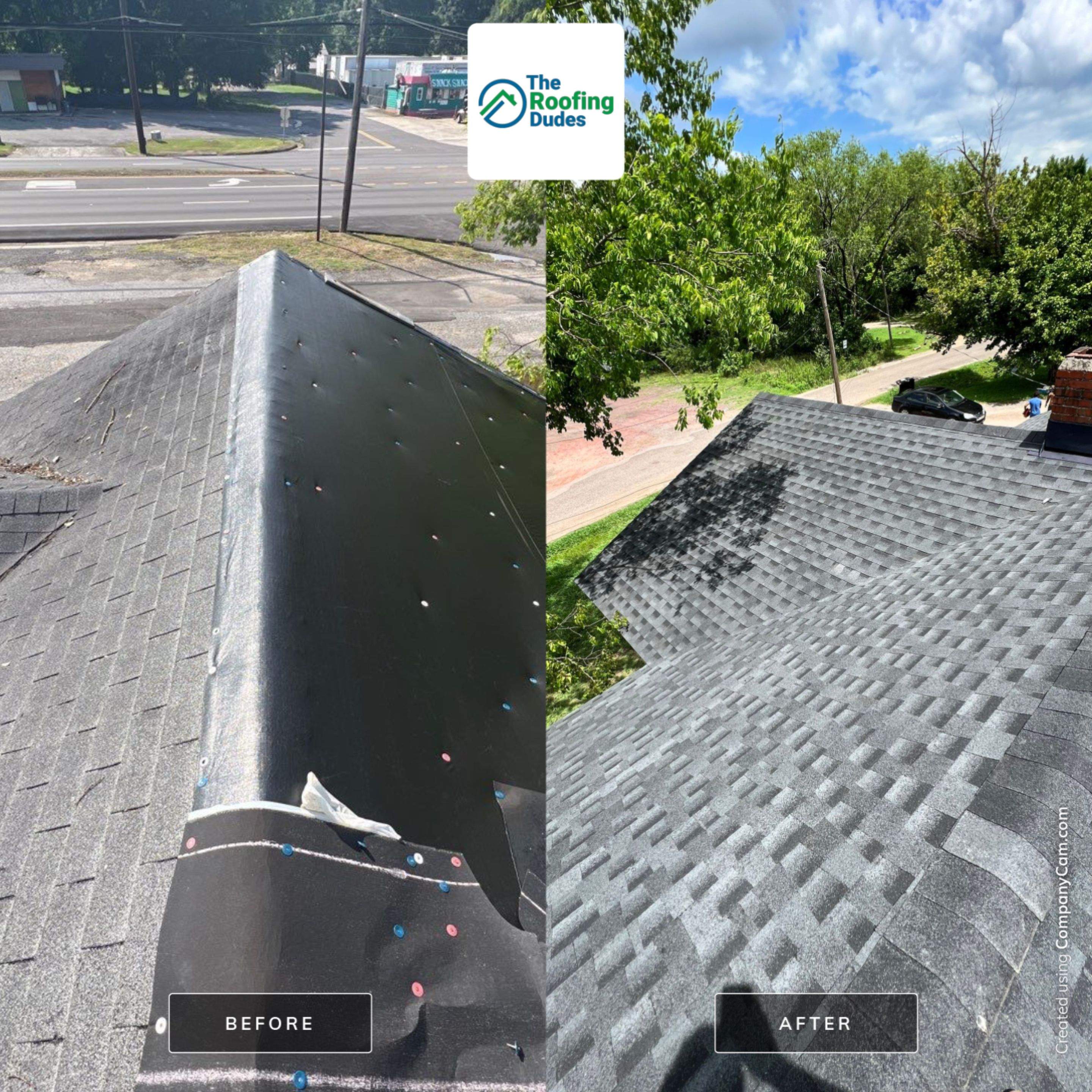 Before and Afters by The Roofing Dudes