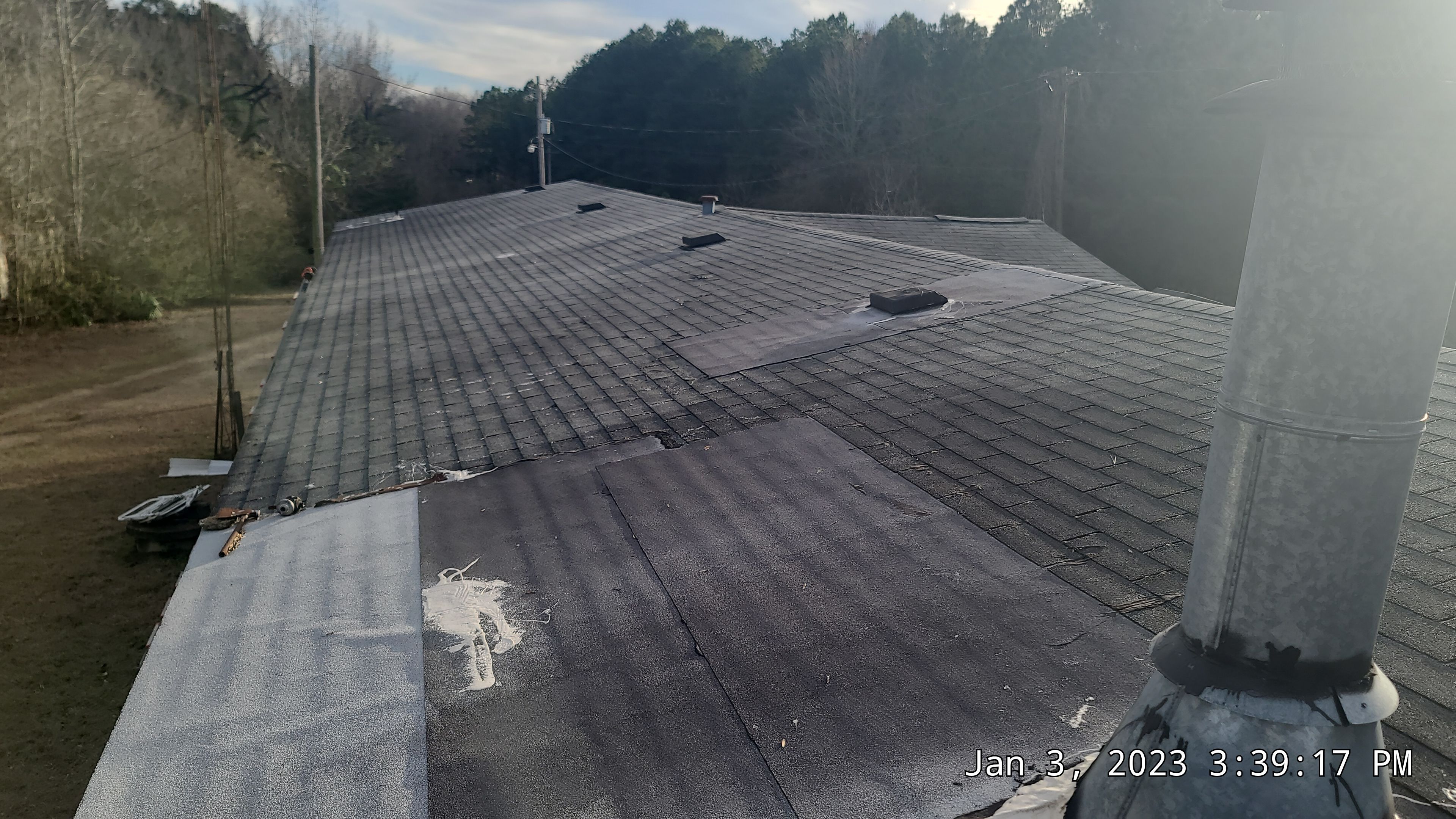 Residential Roofing Installation using 29 gauge metal by Hostetler Roofing