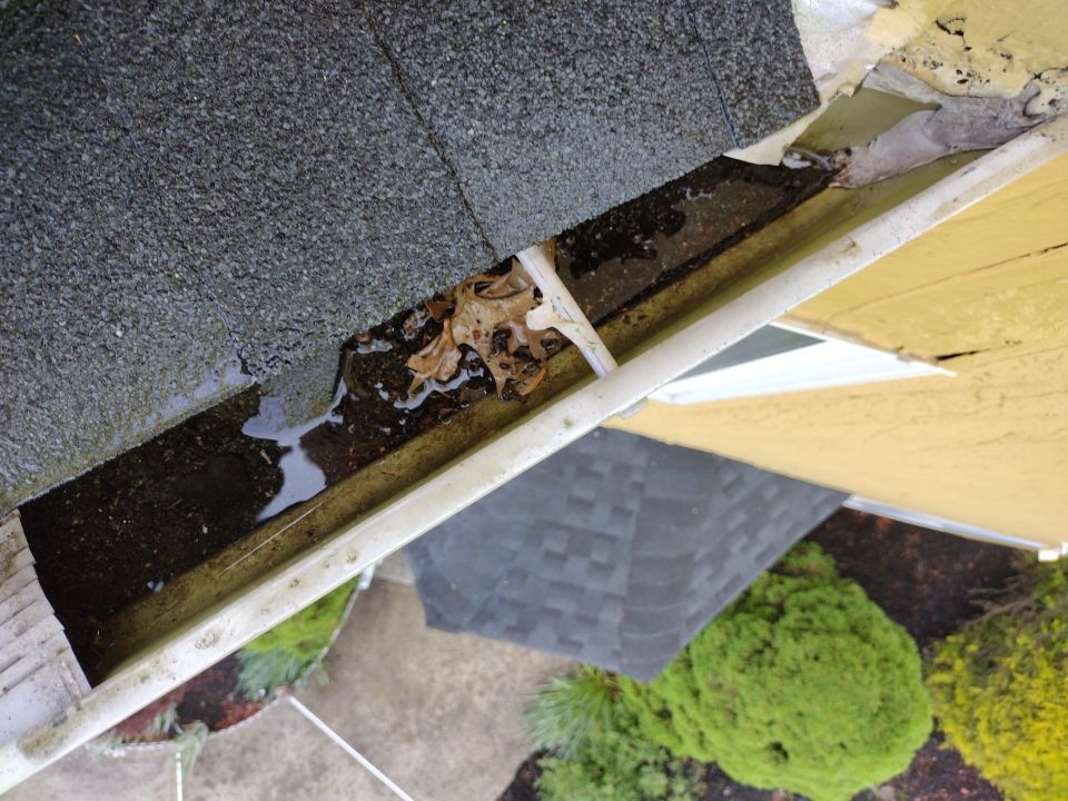 Gutter Cleaning & Gutter Guard Removal and Reinstallation at Residential Property in Montville, NJ 07045 by NJ Home Maintenance Services