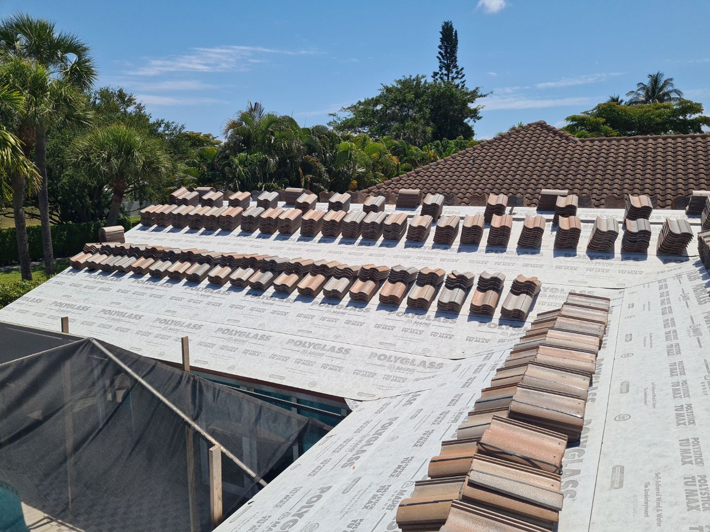 Residential Roofing Installation using Eagle Roofing Tile by BLUES BROTHERS ROOFING