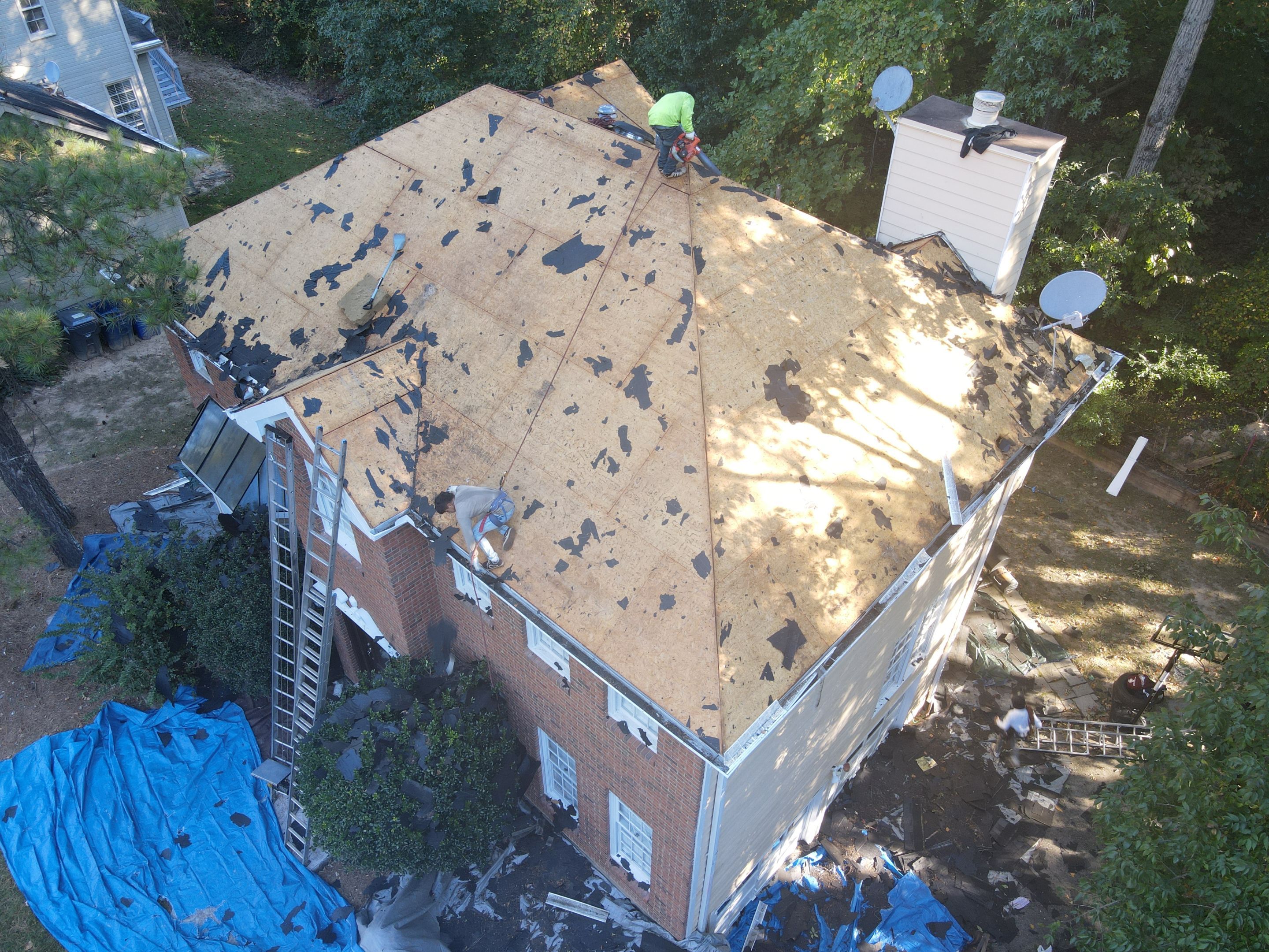 Residential Roofing Installation using Owens Corning by Inspector Roofing and Restoration