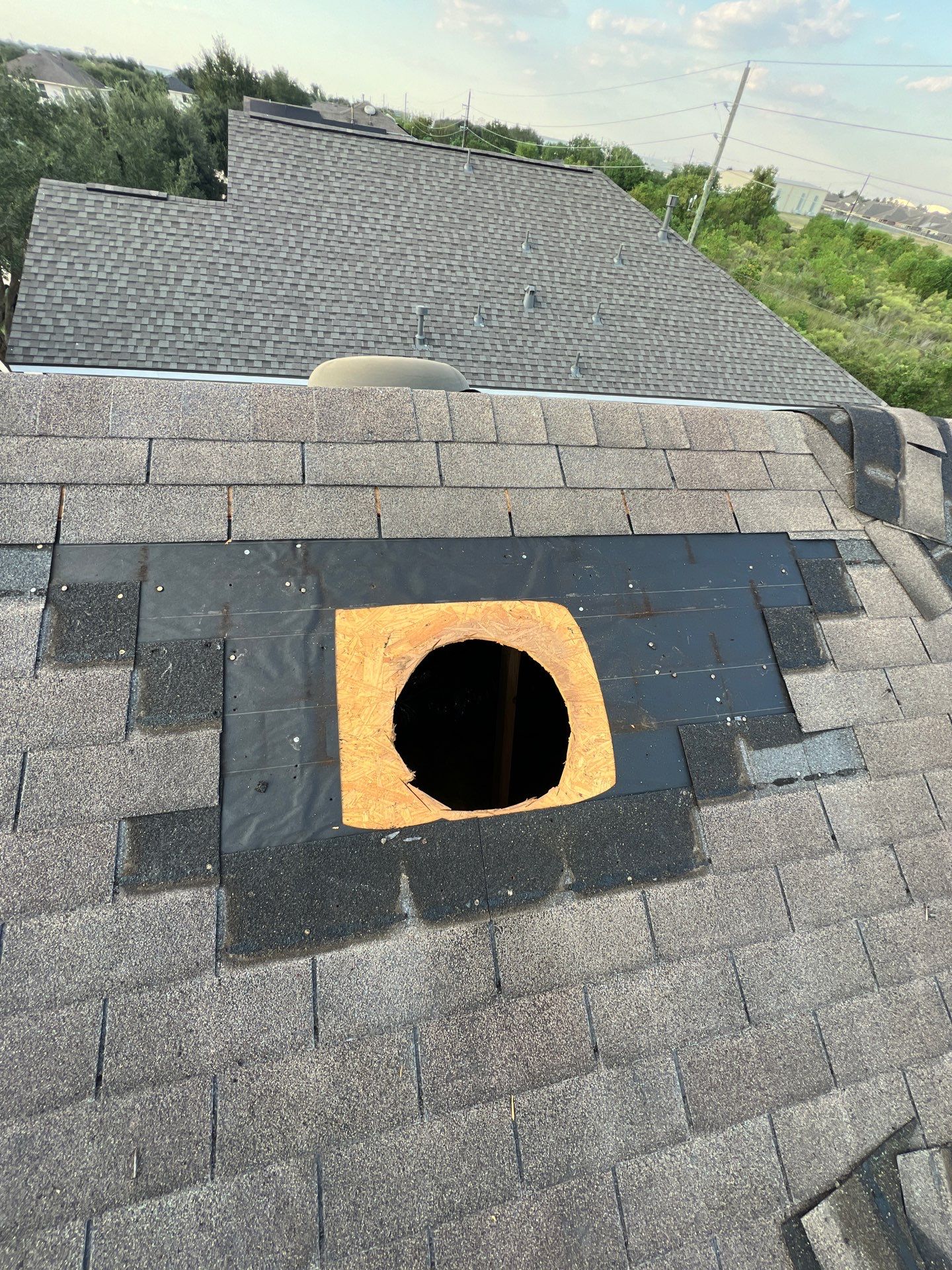 Hail Damage using Owen's Corning Duration (Lifetime) Shingles by Roof Repair Services LLC