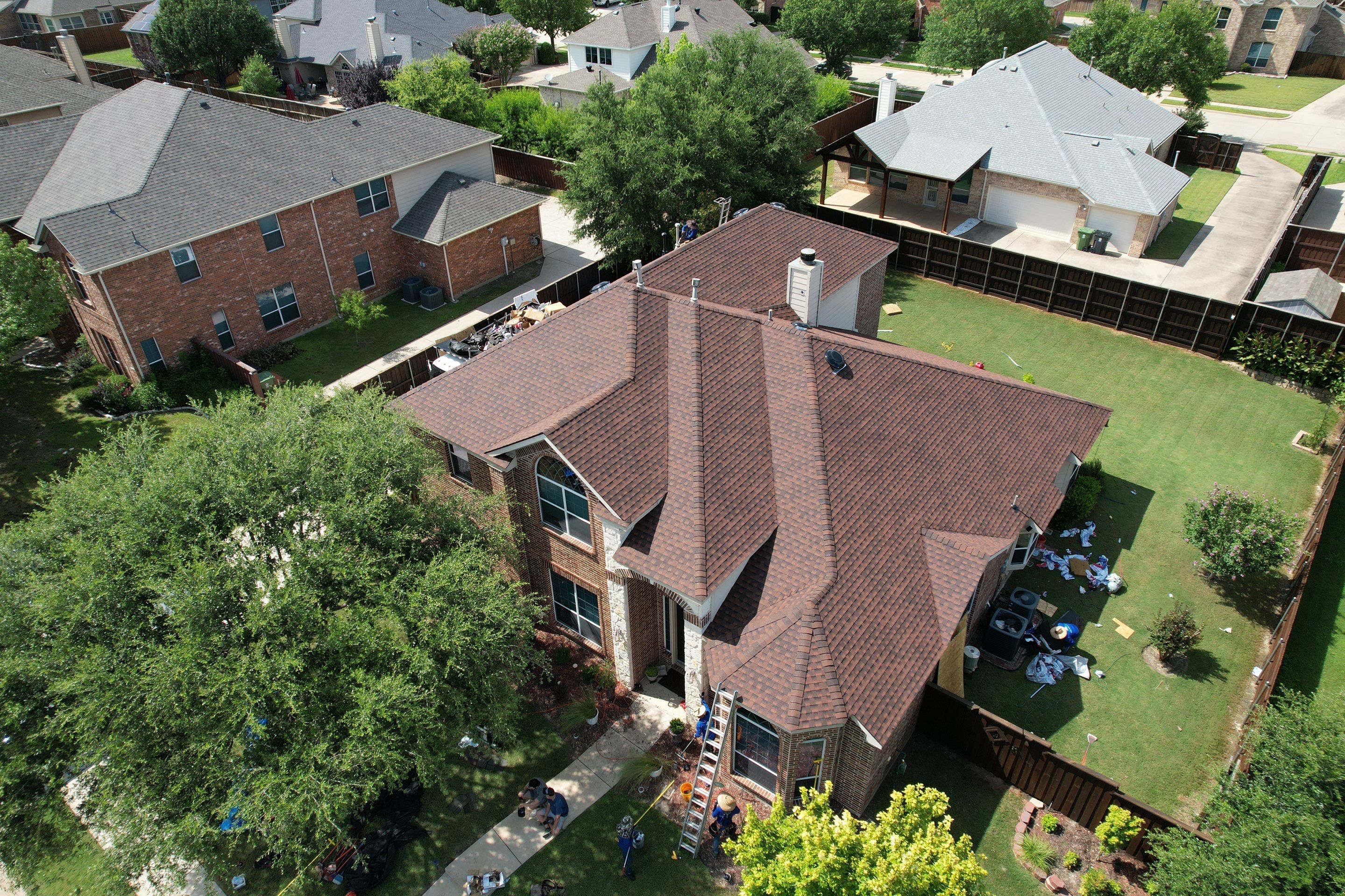 Project in Murphy  by Zeus Exteriors