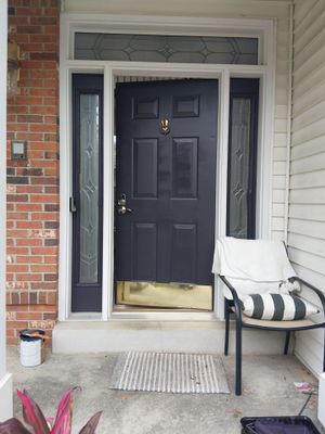 Front Door Repainting by Legendary Services Company LLC.