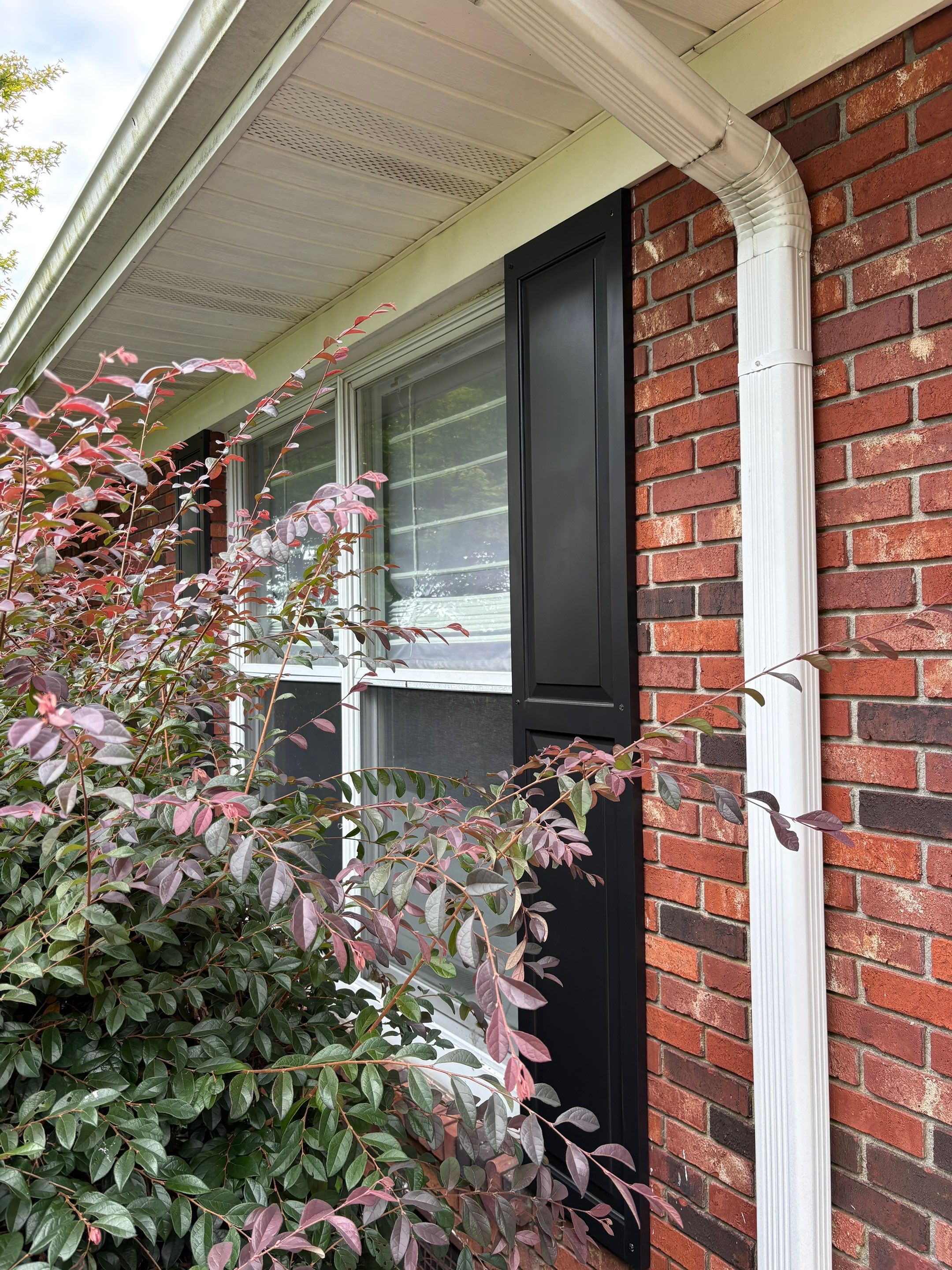 Exterior Shutters Project in Fort Payne, Alabama by Blinds and Borders