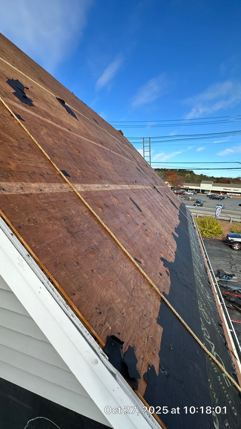 Acton EPDM Roof Edge Reconstruction with Tapered Insulation System by Mighty Dog Roofing of Greater Middlesex County