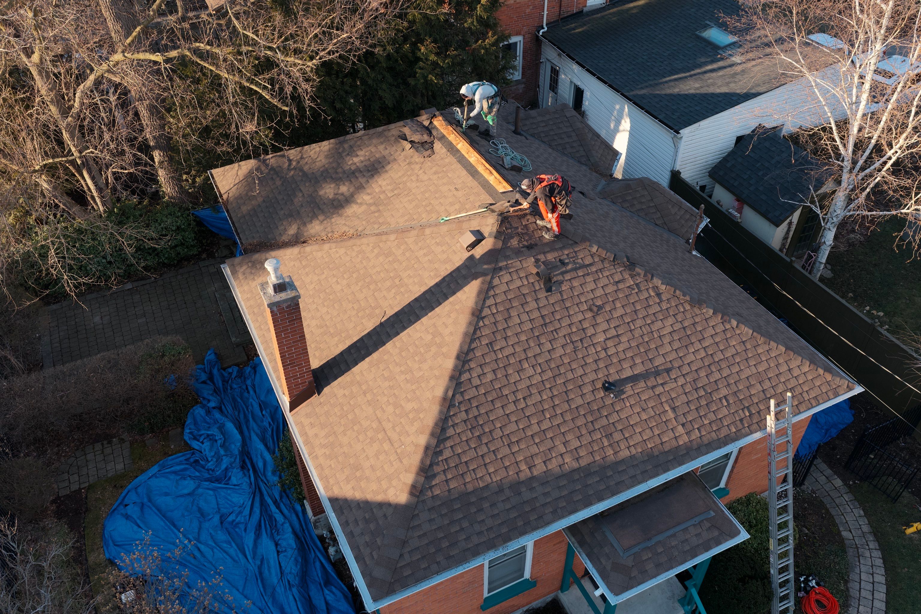 Project in Hamilton by The Roofing Crew