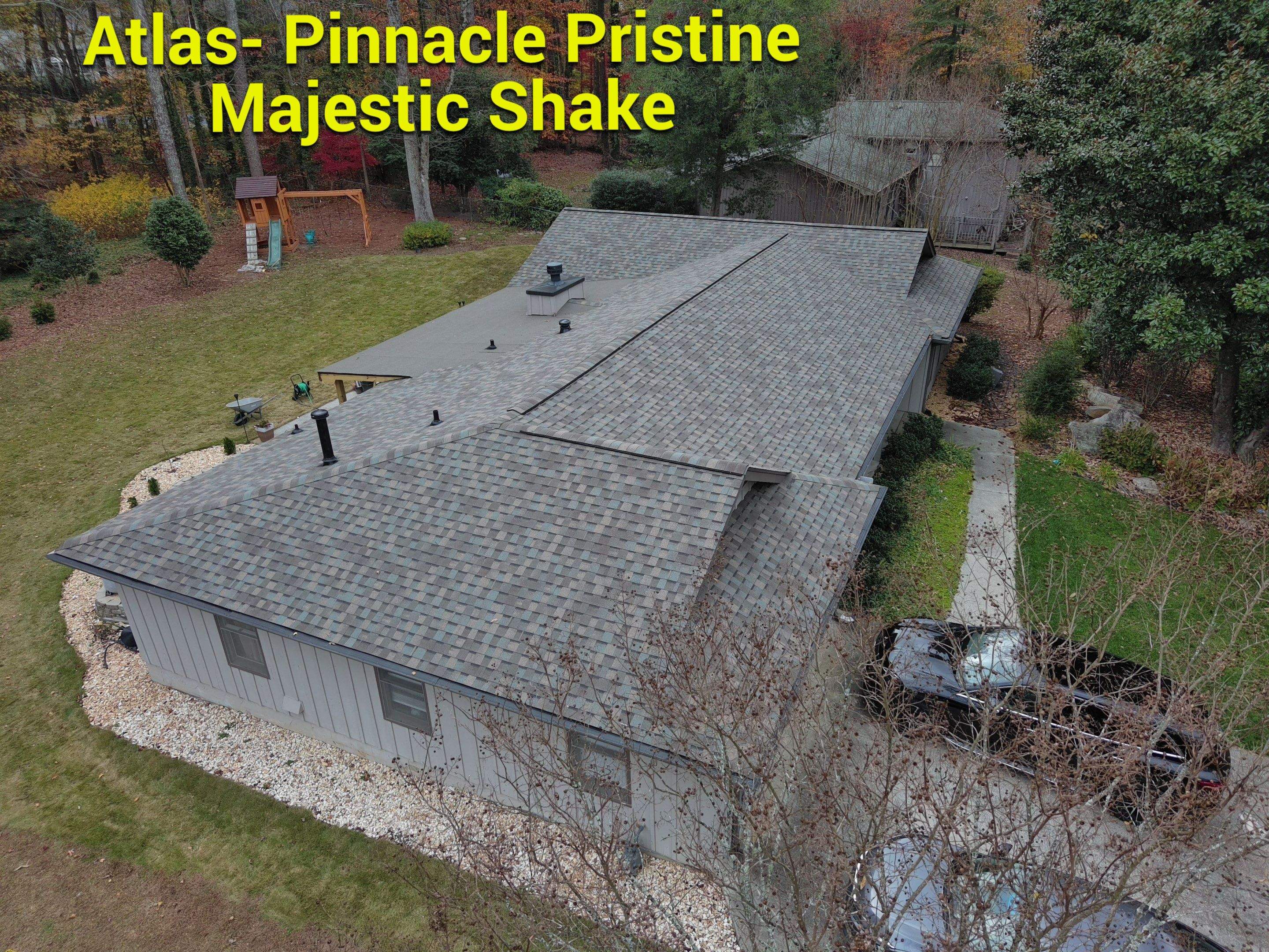 New roof installation and shingle colors by Rhino Restoration