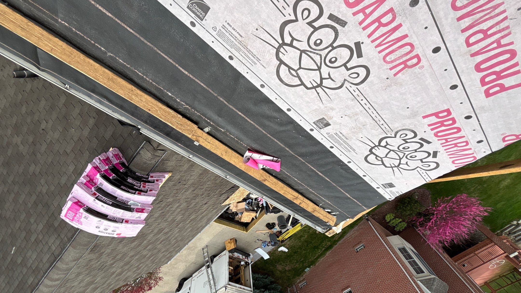 Roof Replacement using Owens Corning Onyx Black by 180 Contractors