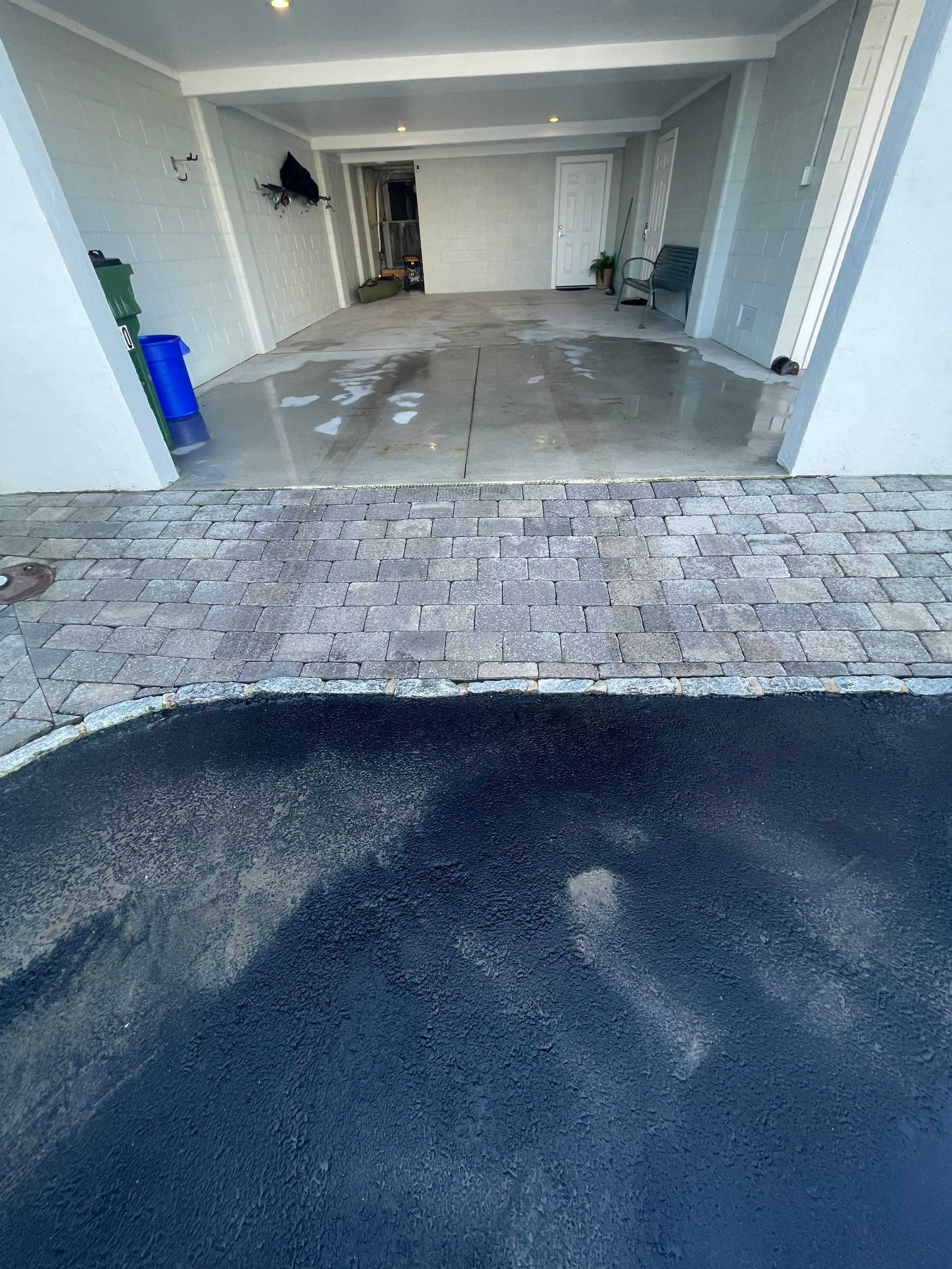 Pavers Cleaned & Concrete Cleaning by SJ Exterior