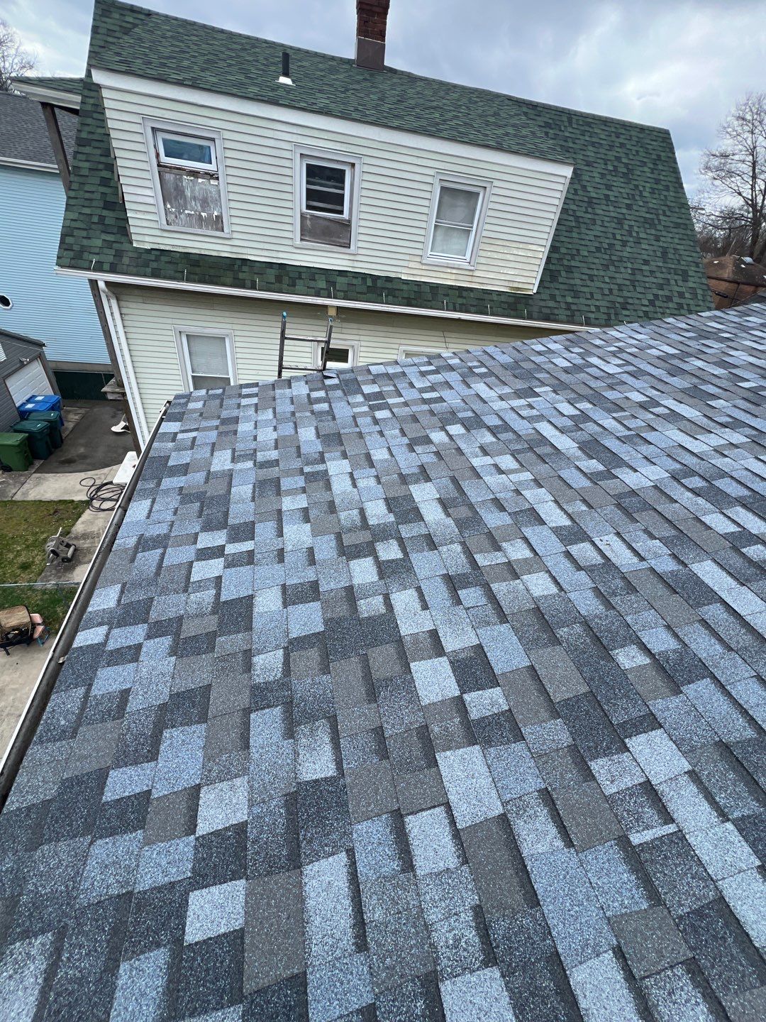 Atlantic Blue Shingles by Reimagine Roofing