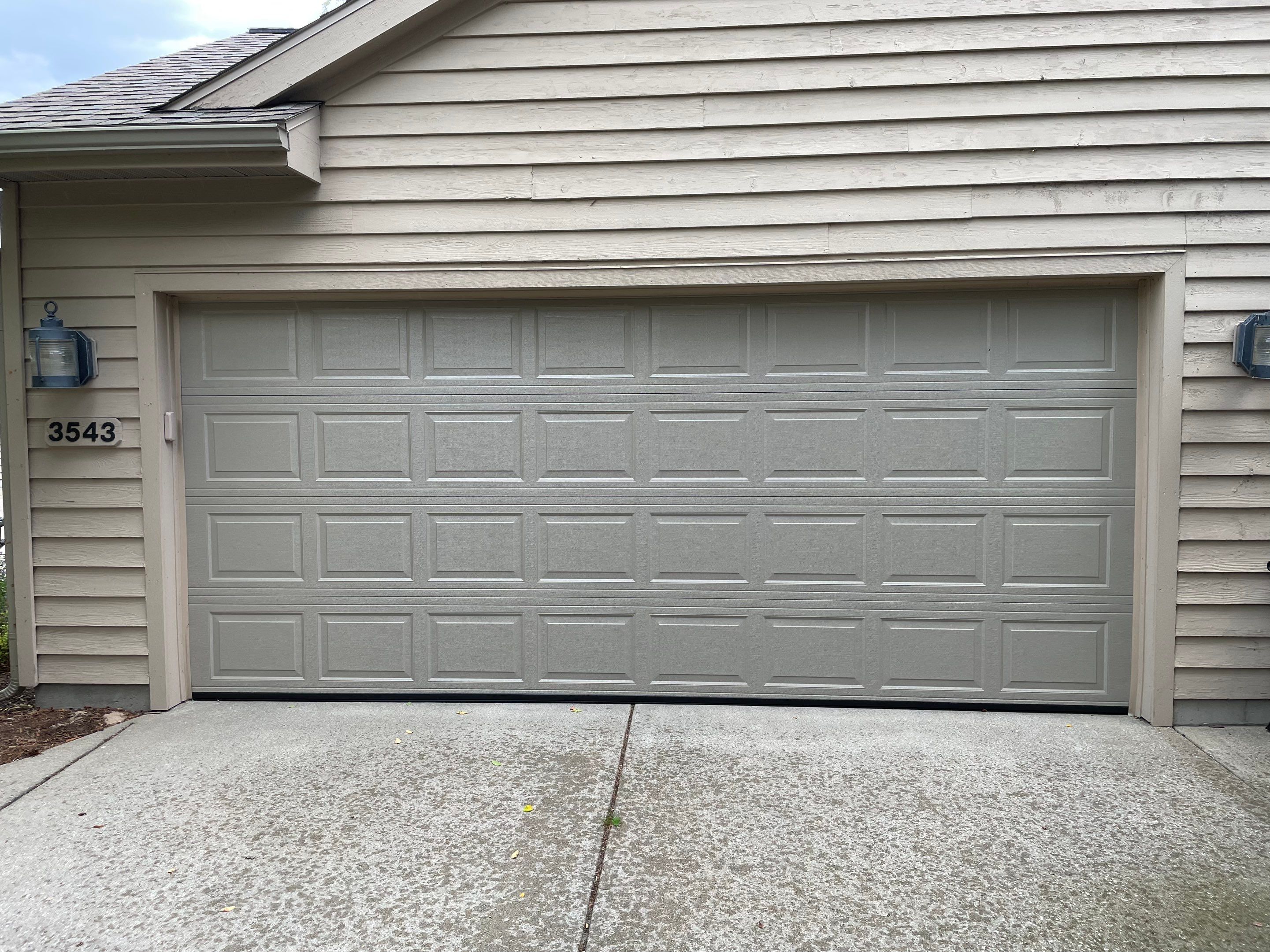 Residential Garage Door Repaint In Muskegon Michigan! by Gordon Painting