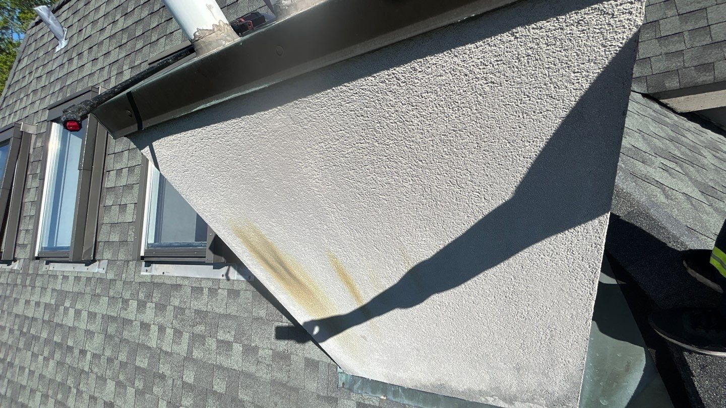 dryvit / eifs cleaning, and copper stain removal by Northern Power Washing LLC.