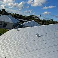 24ga 5V Crimp Mill Finish  by Total Roofing System The Metal Roof Experts