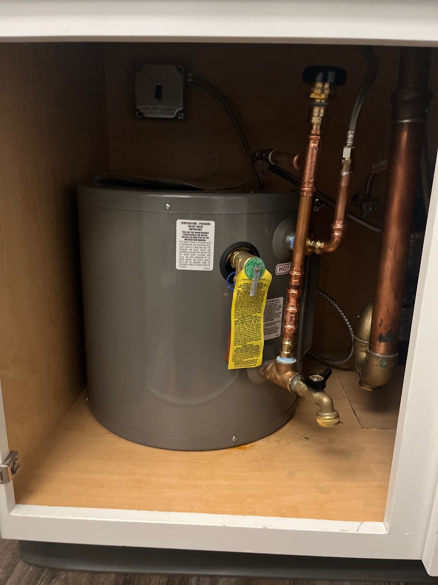 Electric Water Heater Replacement Installation — Salem, MA by FAGONE MECHANICAL