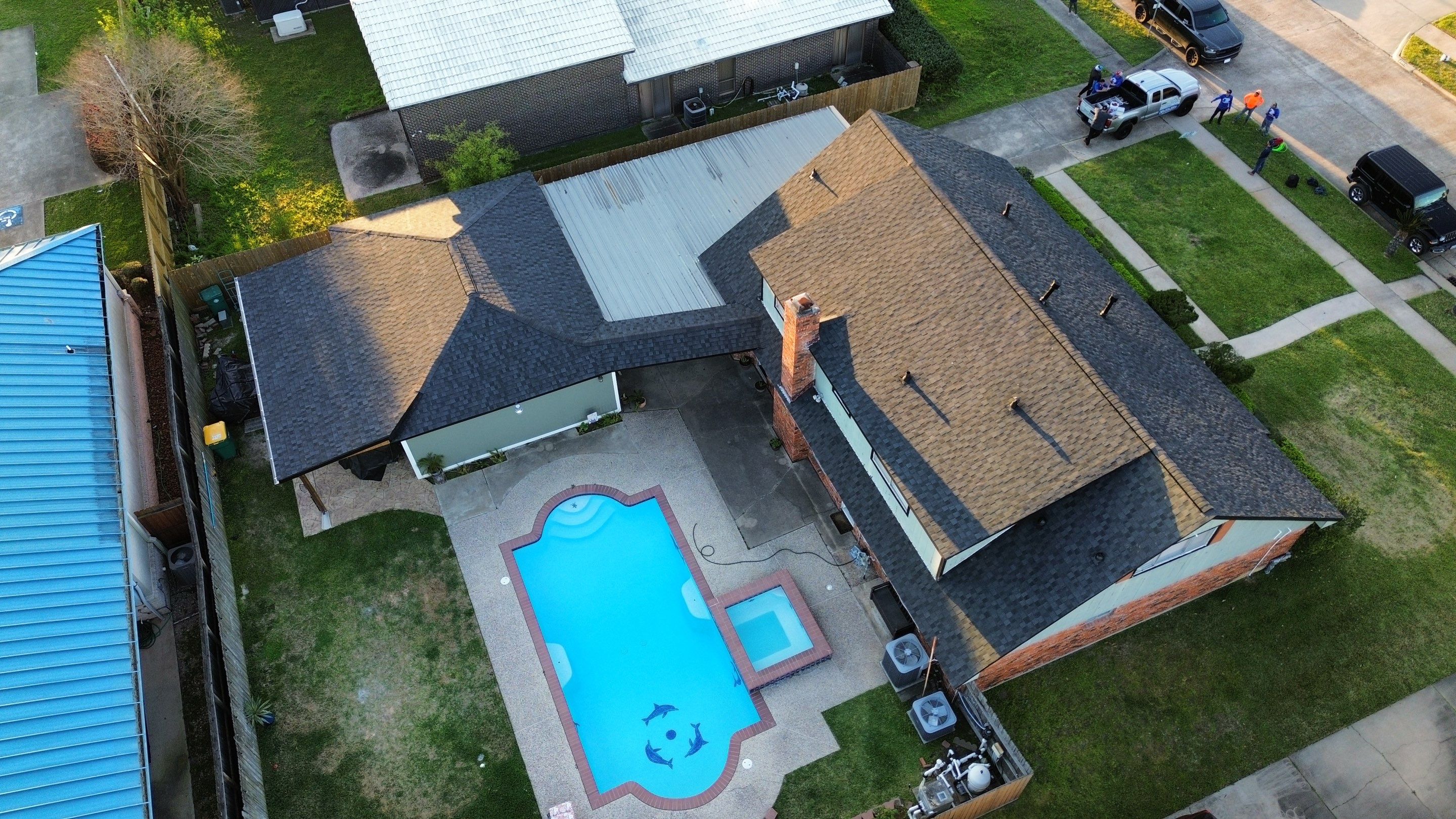 Roof Remplacement using Certainteed Patriot Shadow Black by CAP Roofing and Construction LLC