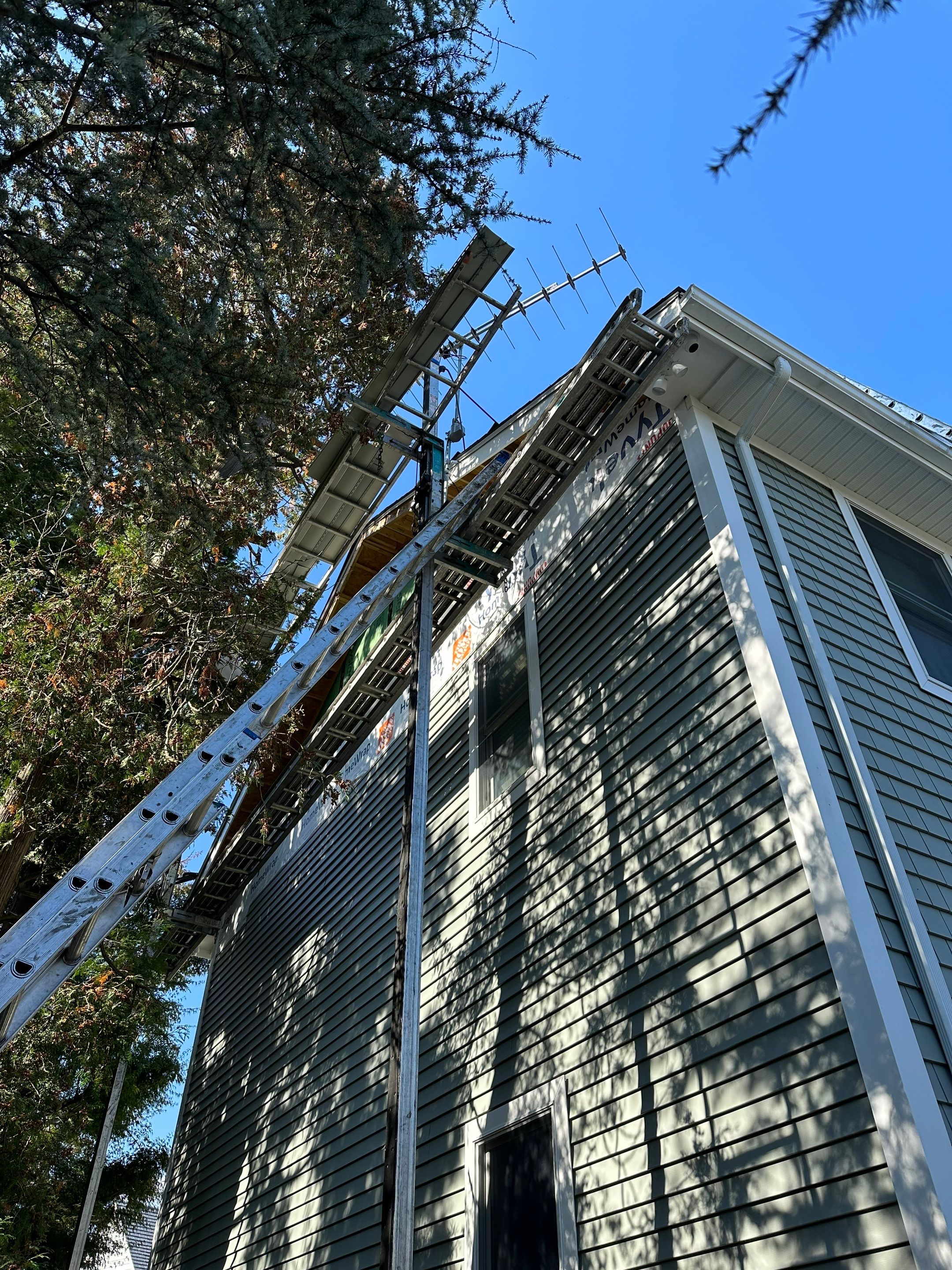 Siding Installation using Certainteed Mainstreet Seagrass by A Plus Exterior