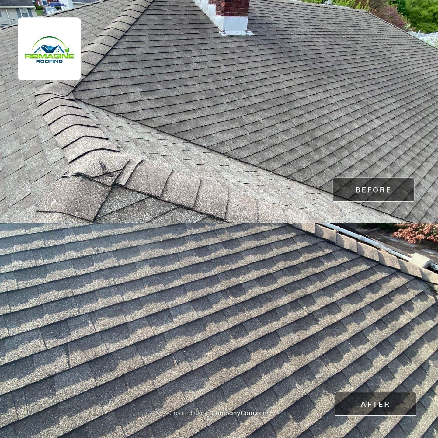 Weathered Wood Shingles by Reimagine Roofing