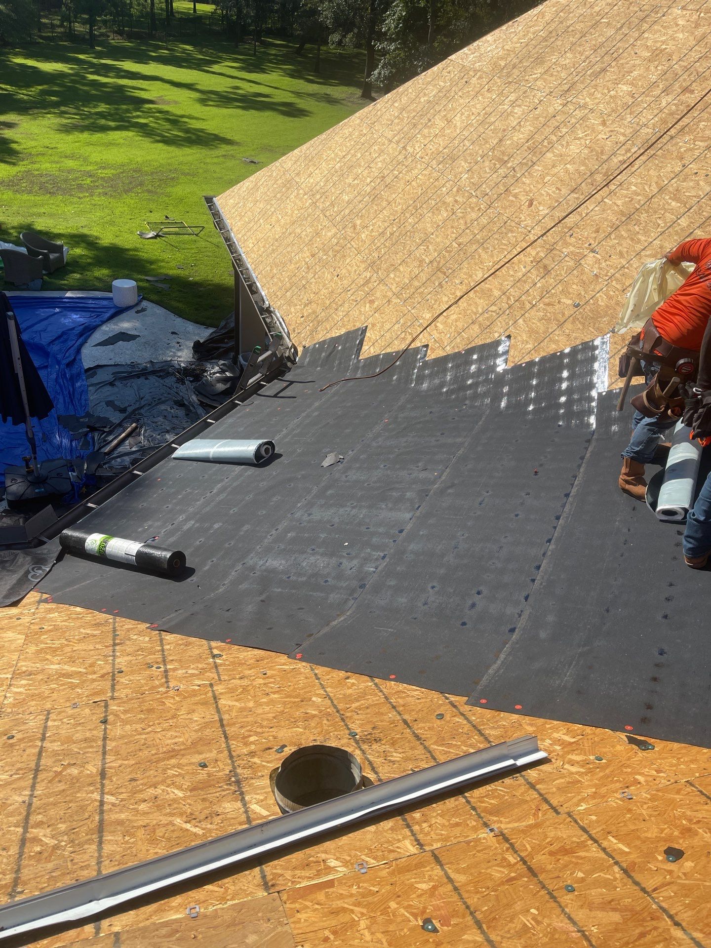 Residential Roofing Installation using Owen's Corning Duration (Lifetime) Shingles by Roof Repair Company