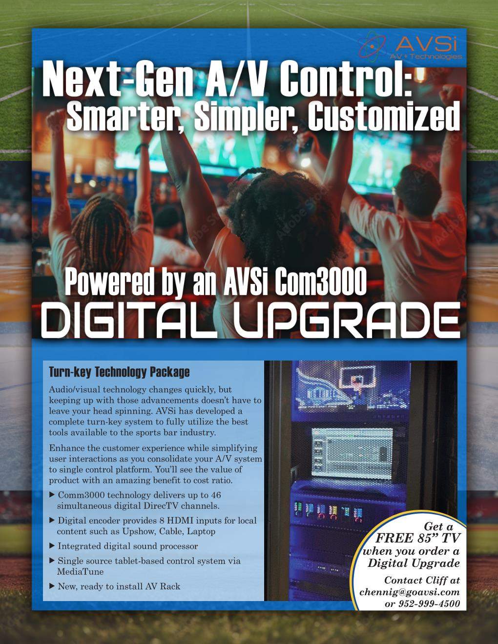AVSi Comm3000 upgrade with Custom Mediatune interface by AVSi