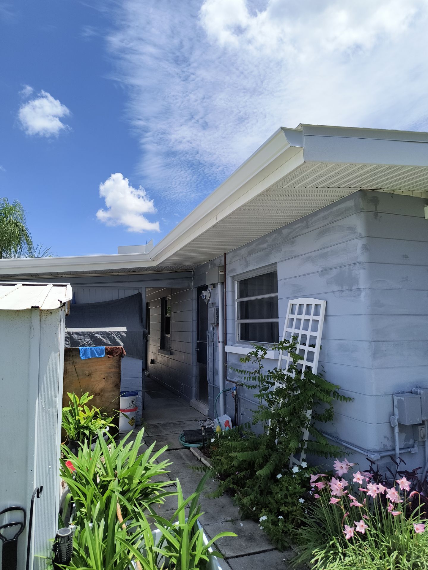 Residential Gutter Upgrade in Sarasota FL by Gutter Professors