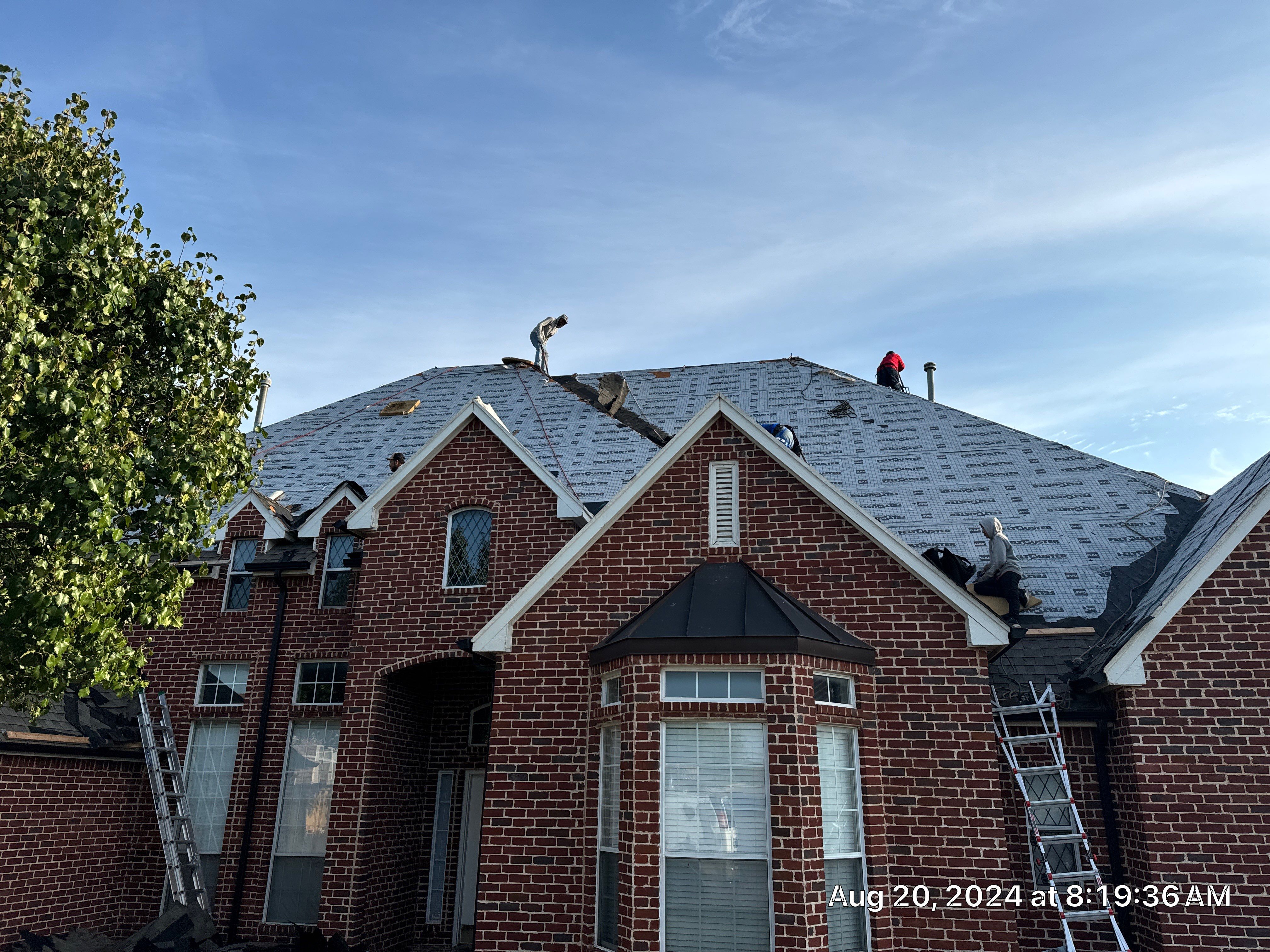 Reroof using IKO by Castillo Roofing