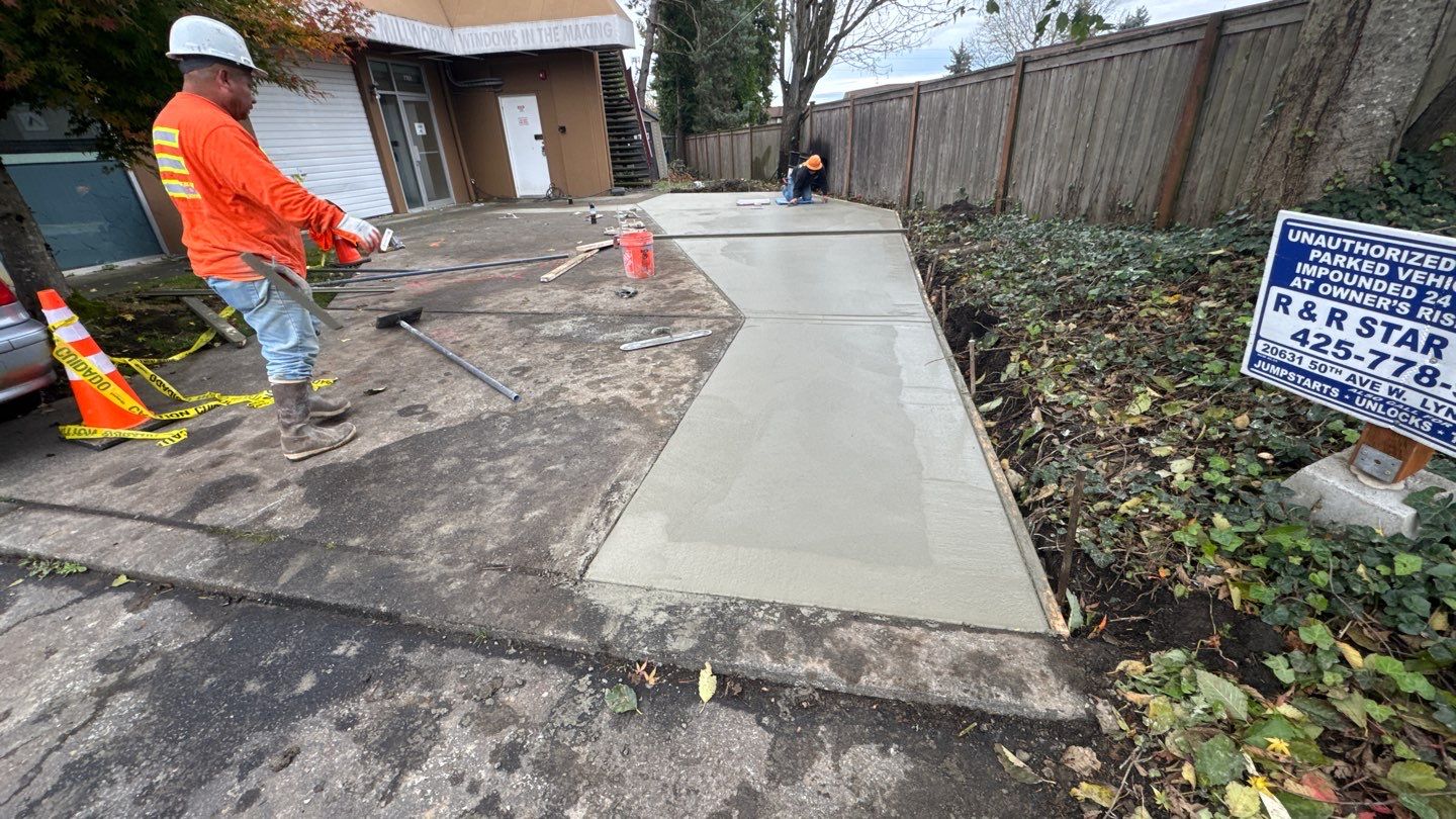 Concrete Sidewalk & Walkway |  by Jireh Asphalt & Concrete Inc 