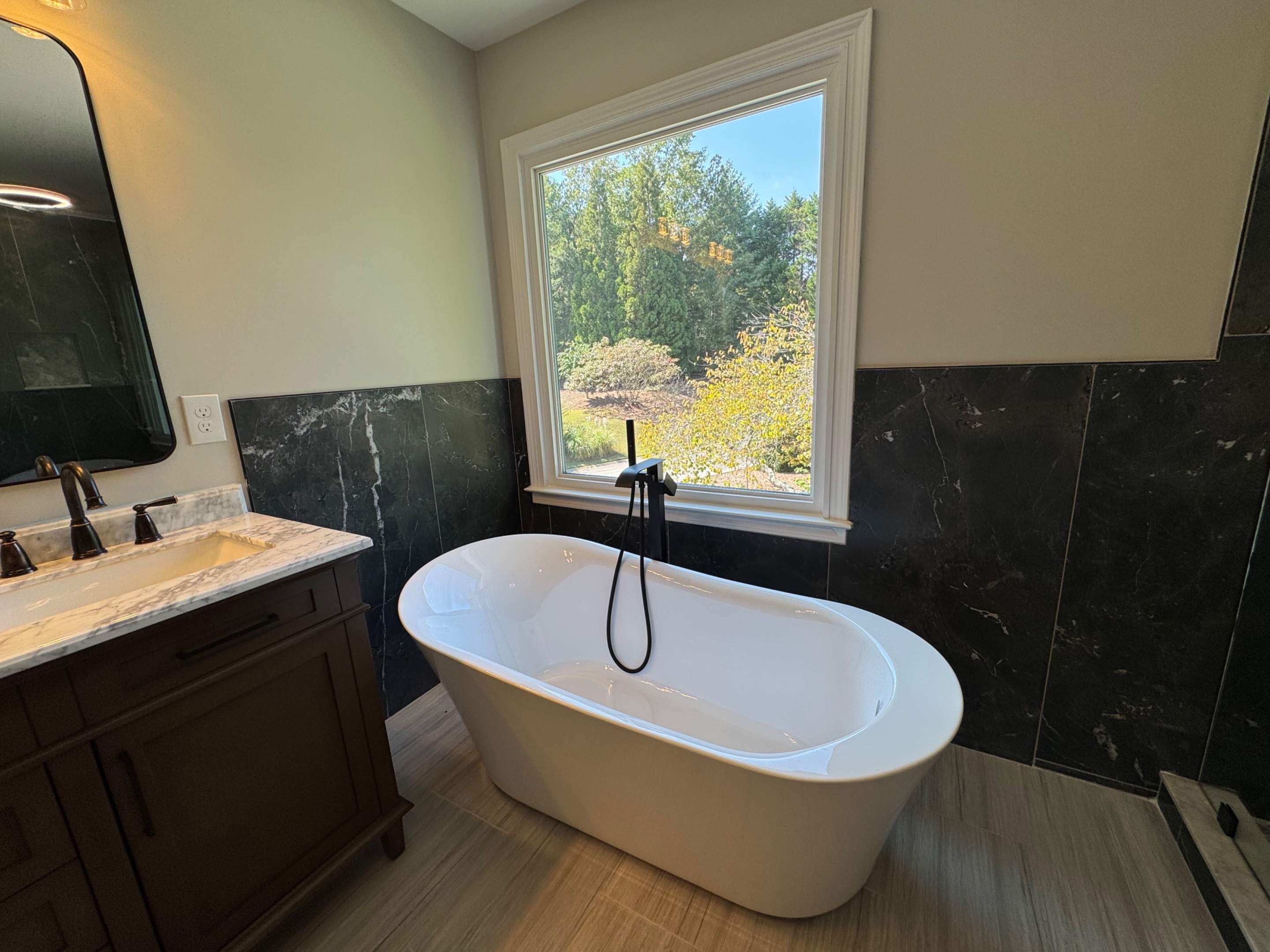 Master bathroom renovation by Prudencio