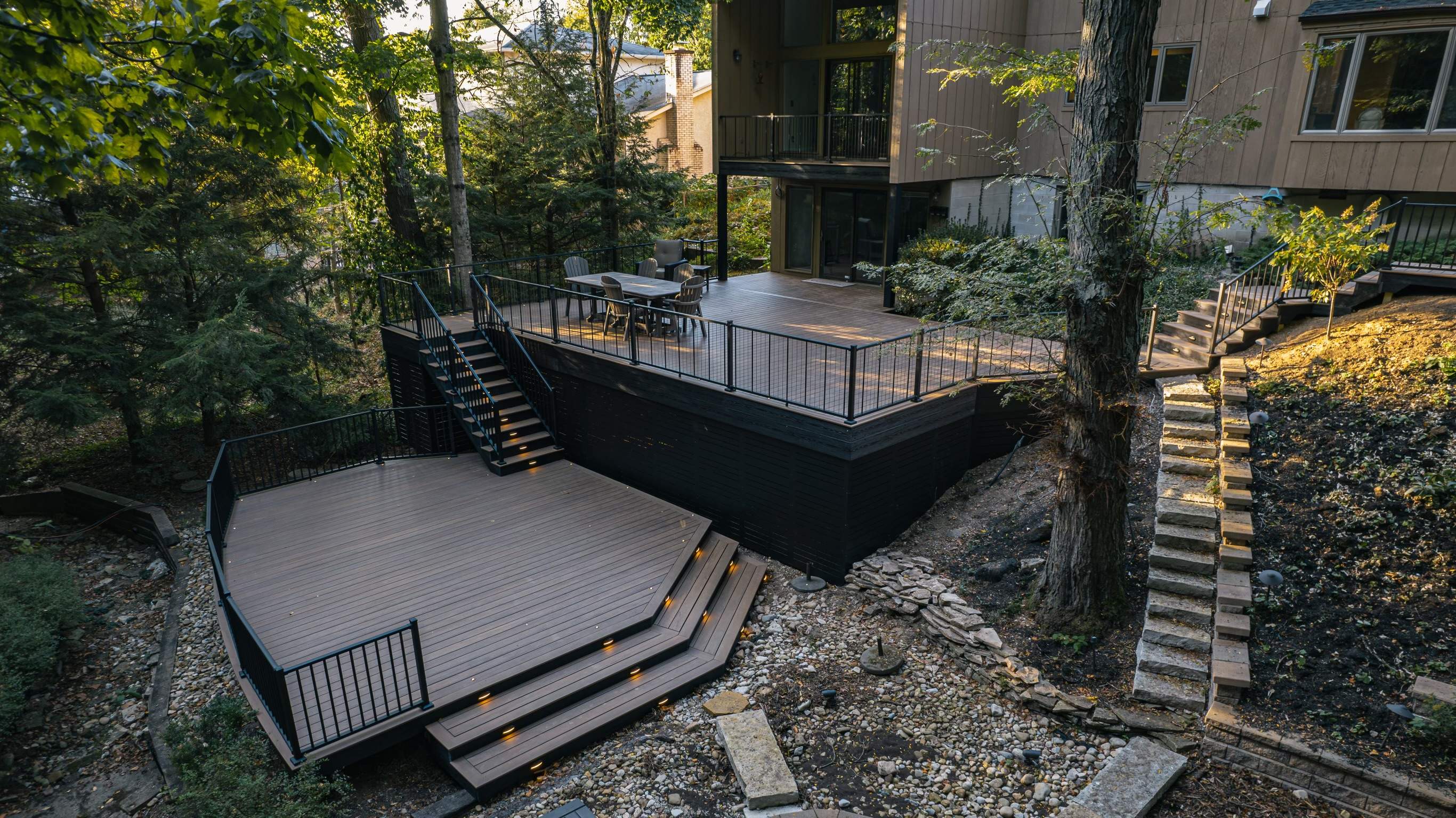 Multi-level Deck in Worthington by The Exterior Living Company LLC