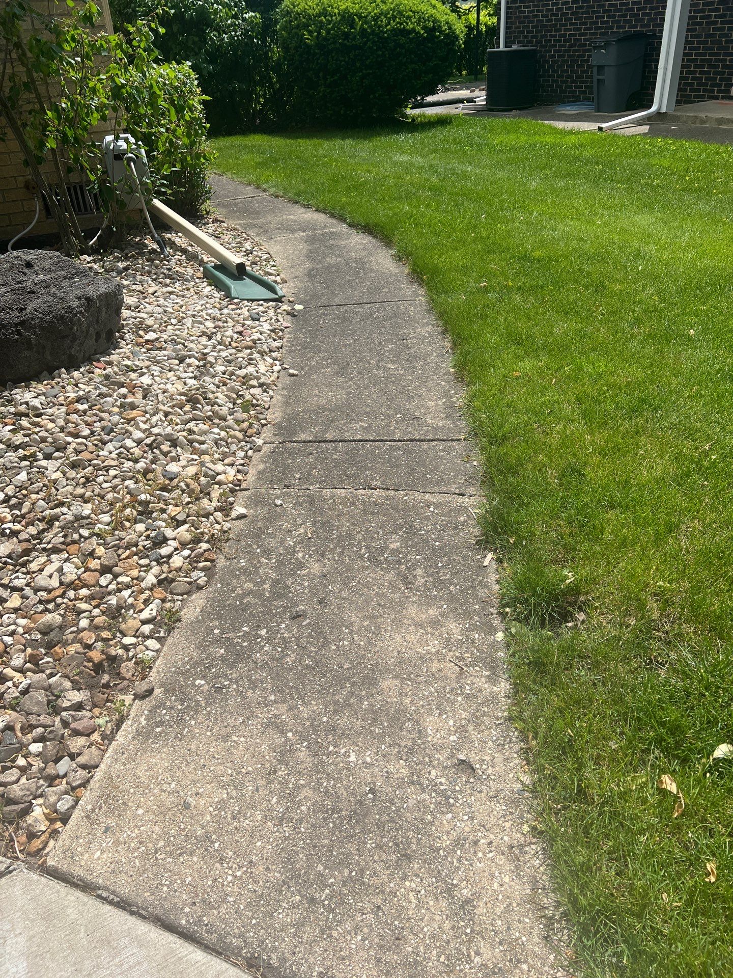 concrete patio power washing  by Northern Power Washing LLC.