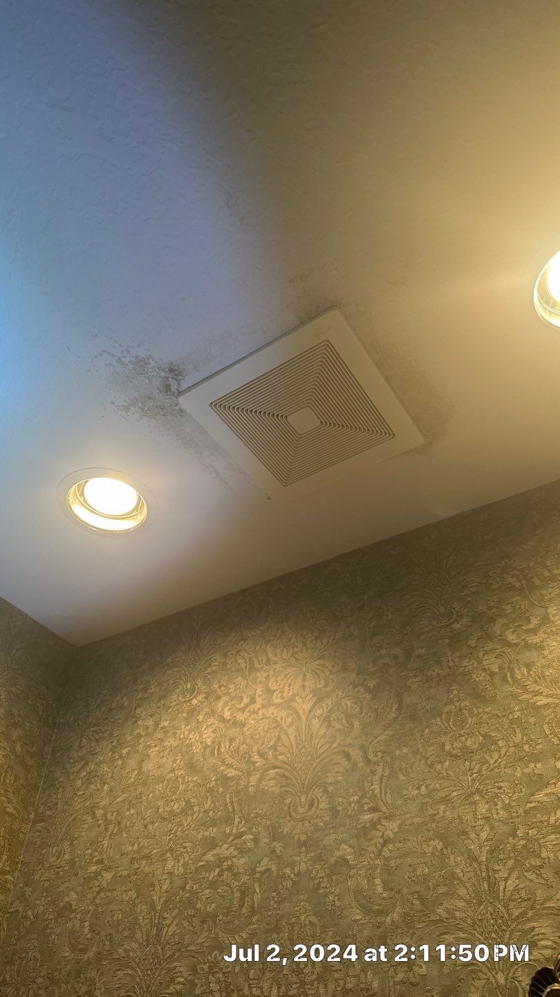 Performing testing for visible mold growth inside a condo on the water. by Building performance Solutions LLC