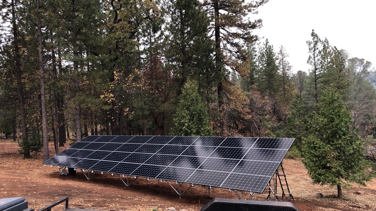 Solar Ground-Mount using Solar Panels by Byers Enterprises 