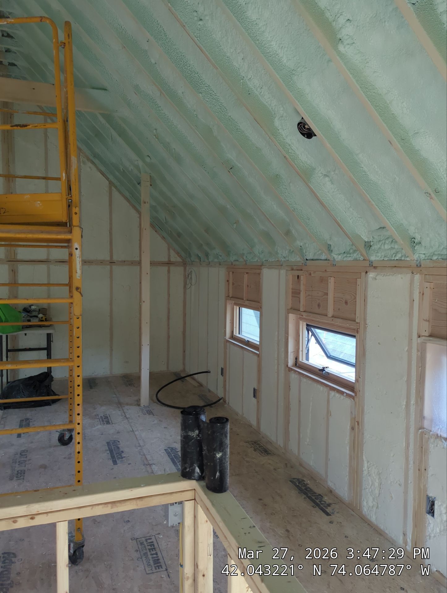 New Construction using Closed Cell Spray Foam and Open Cell Spray Foam by NYS Foam & Energy