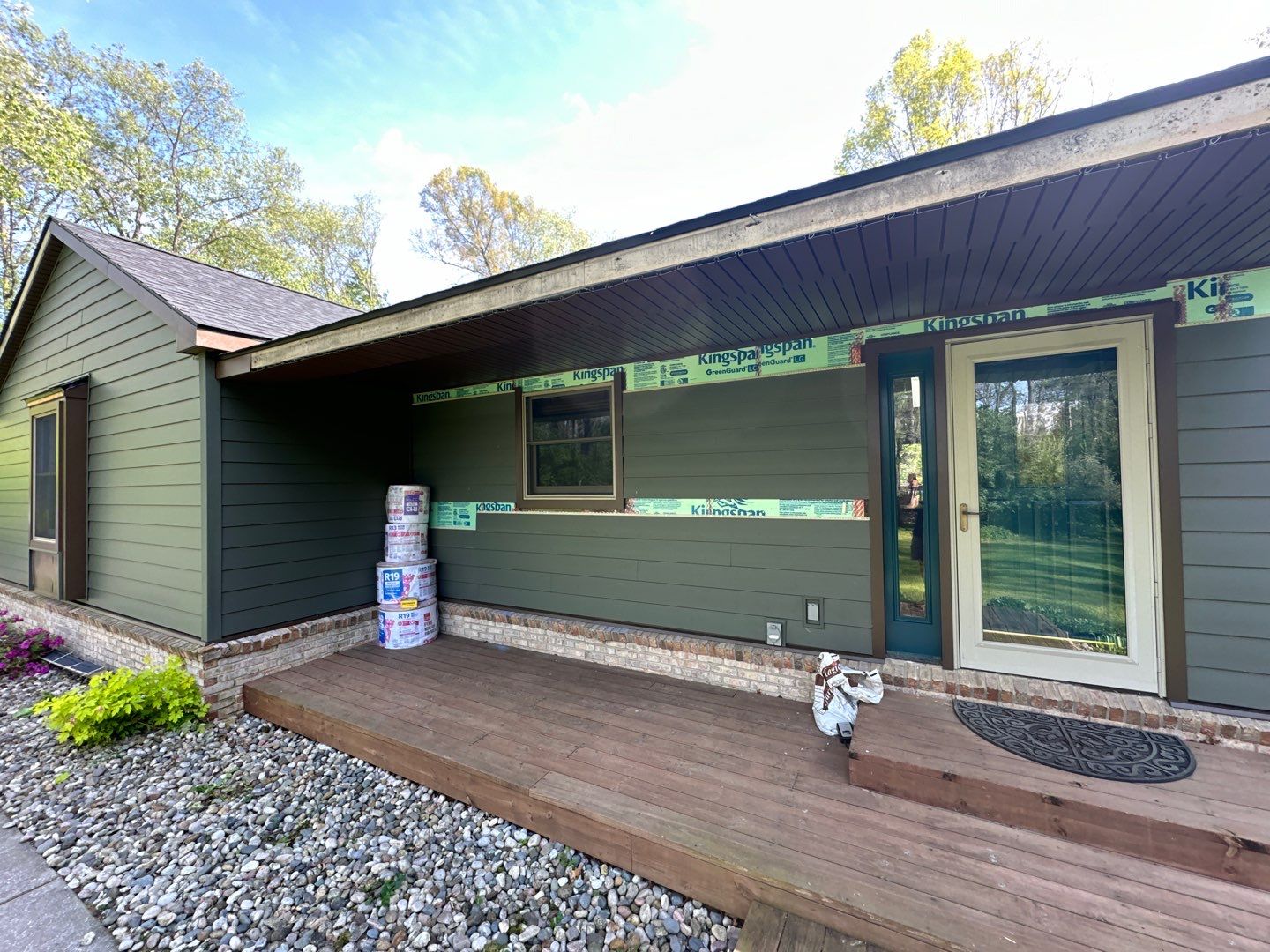 Siding Replacement using Alside S7 Cedar Mill Grain Composite by 180 Contractors