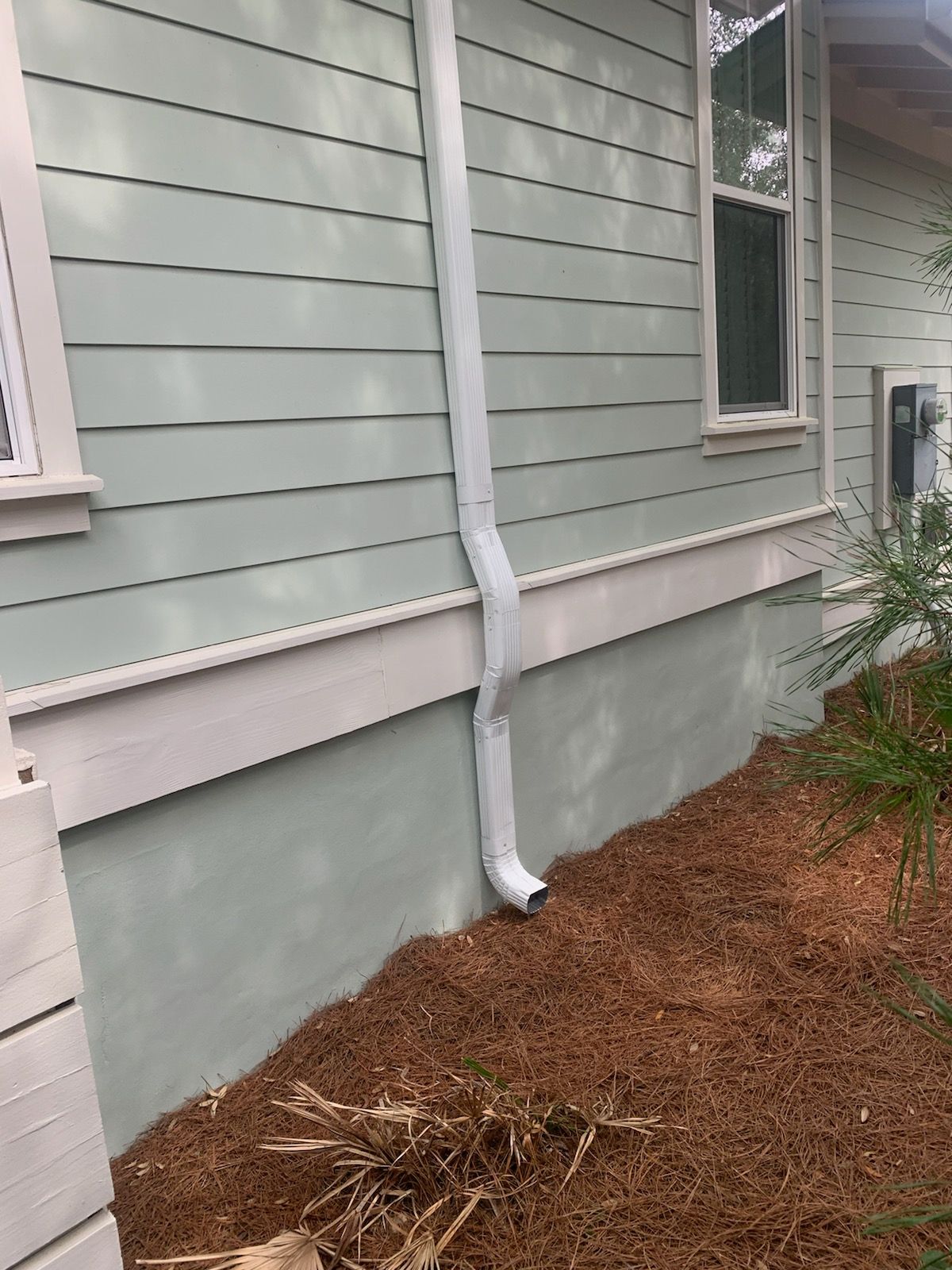 New Downspouts Installation in Rosemary Beach, FL by Gutter Professors